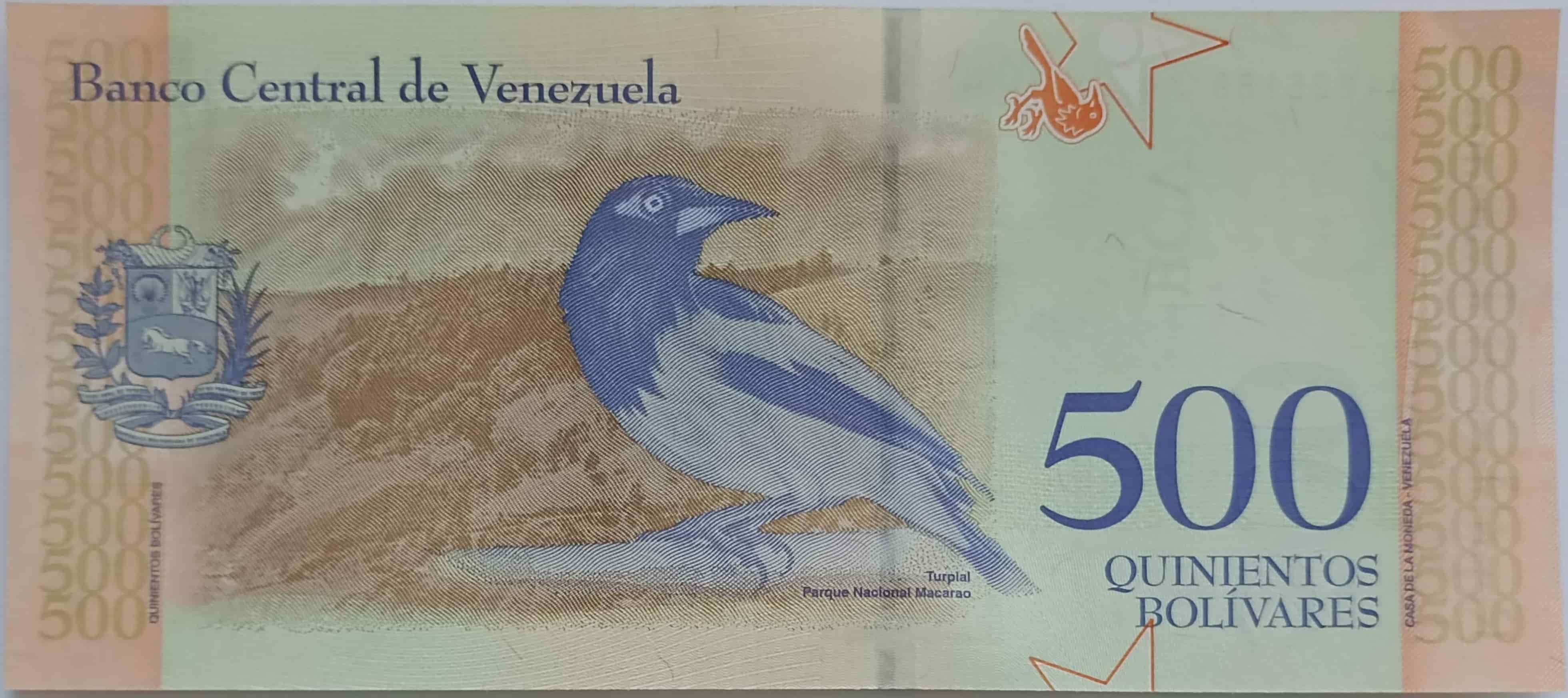 500 Bolivares 2018 Venezuela