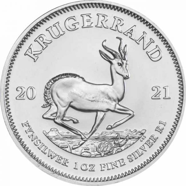 Krugerrand 1 Ounce Silver 2021
