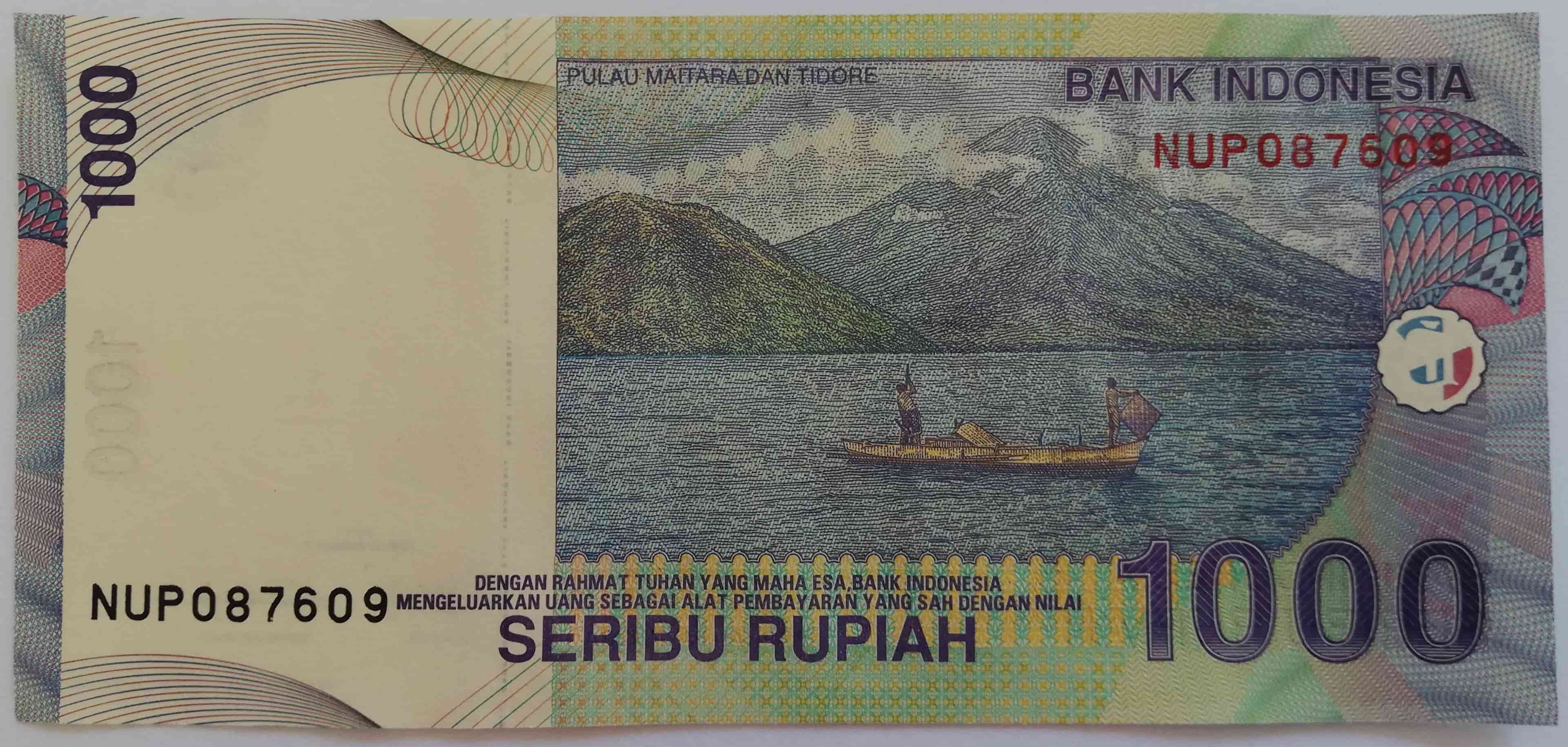 1000 Rupiah 2011 Indonézia 