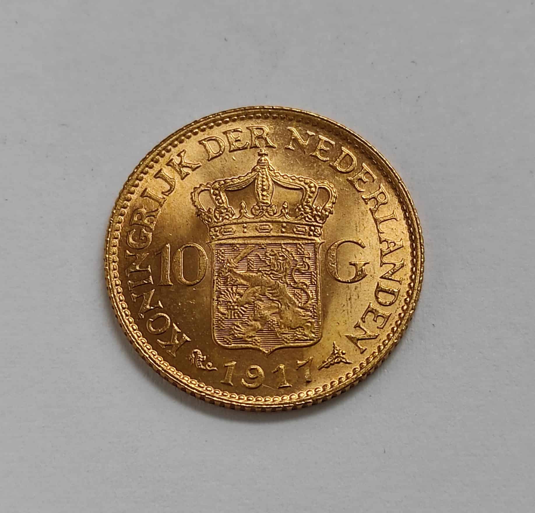 10 Gulden 1917 Wilhelmina