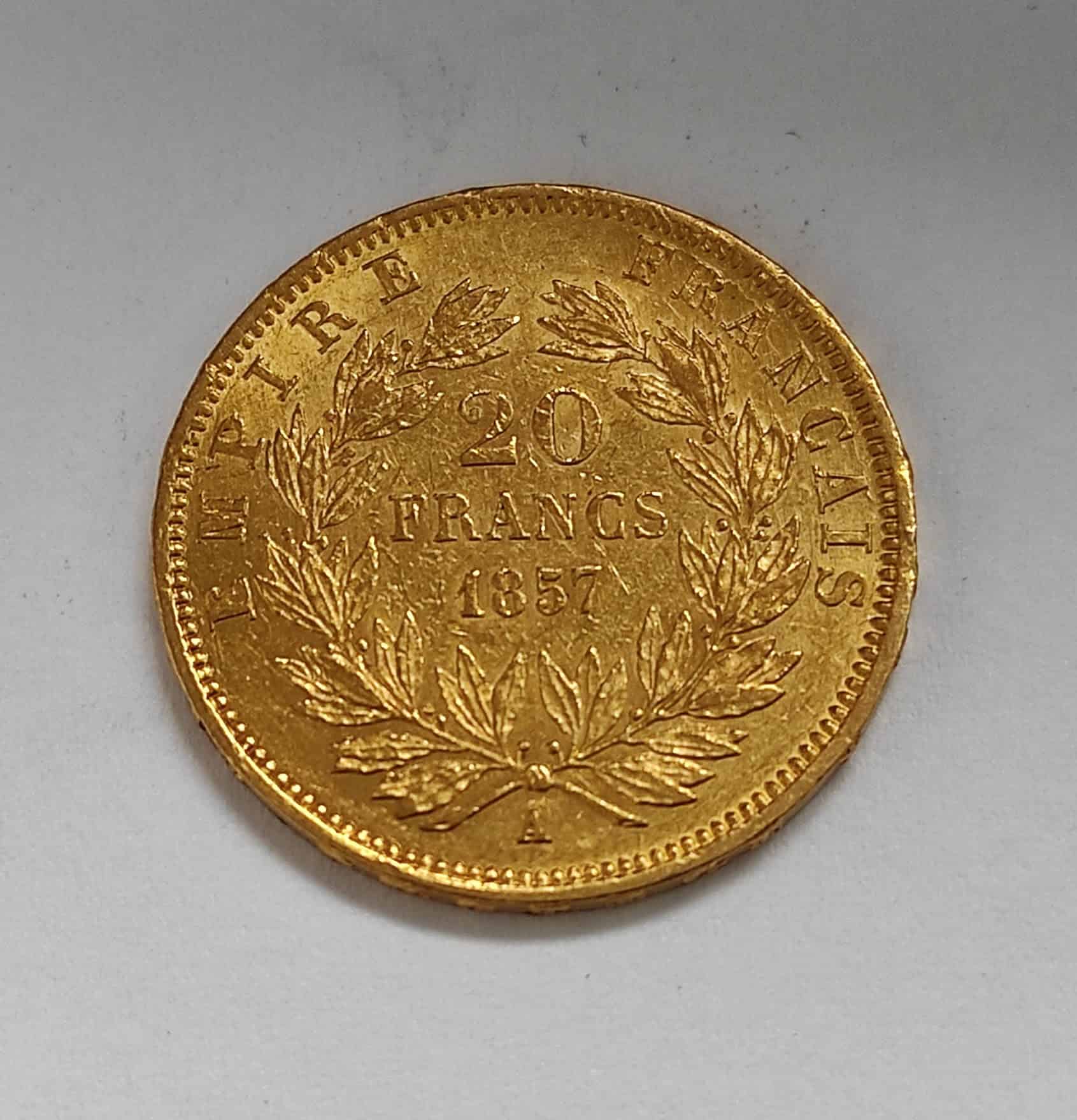 20 Francs  1857 Napoleon III. A