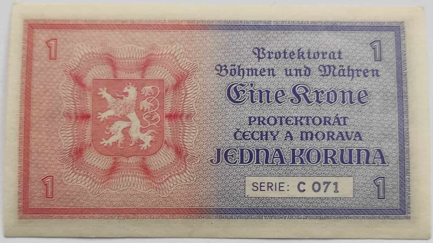 1 koruna 1940 C071