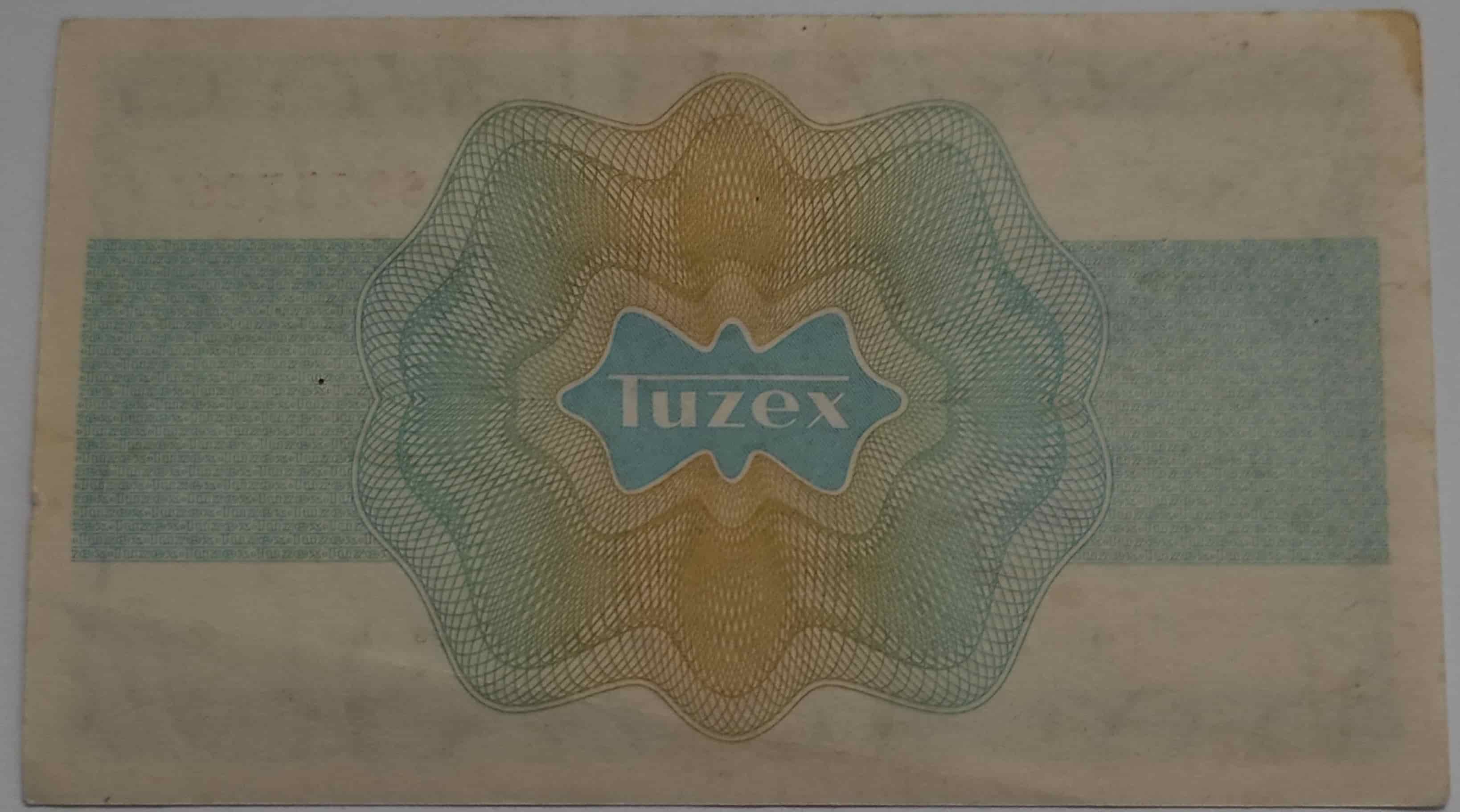 Tuzex  5 kčs  II/1980