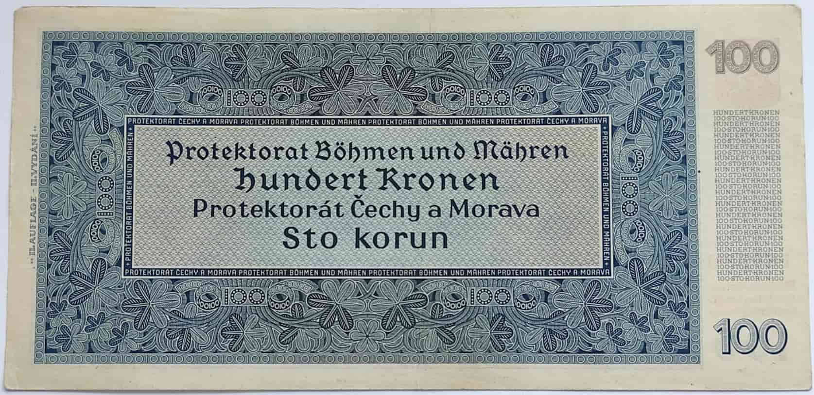 100 korún 1940  09B