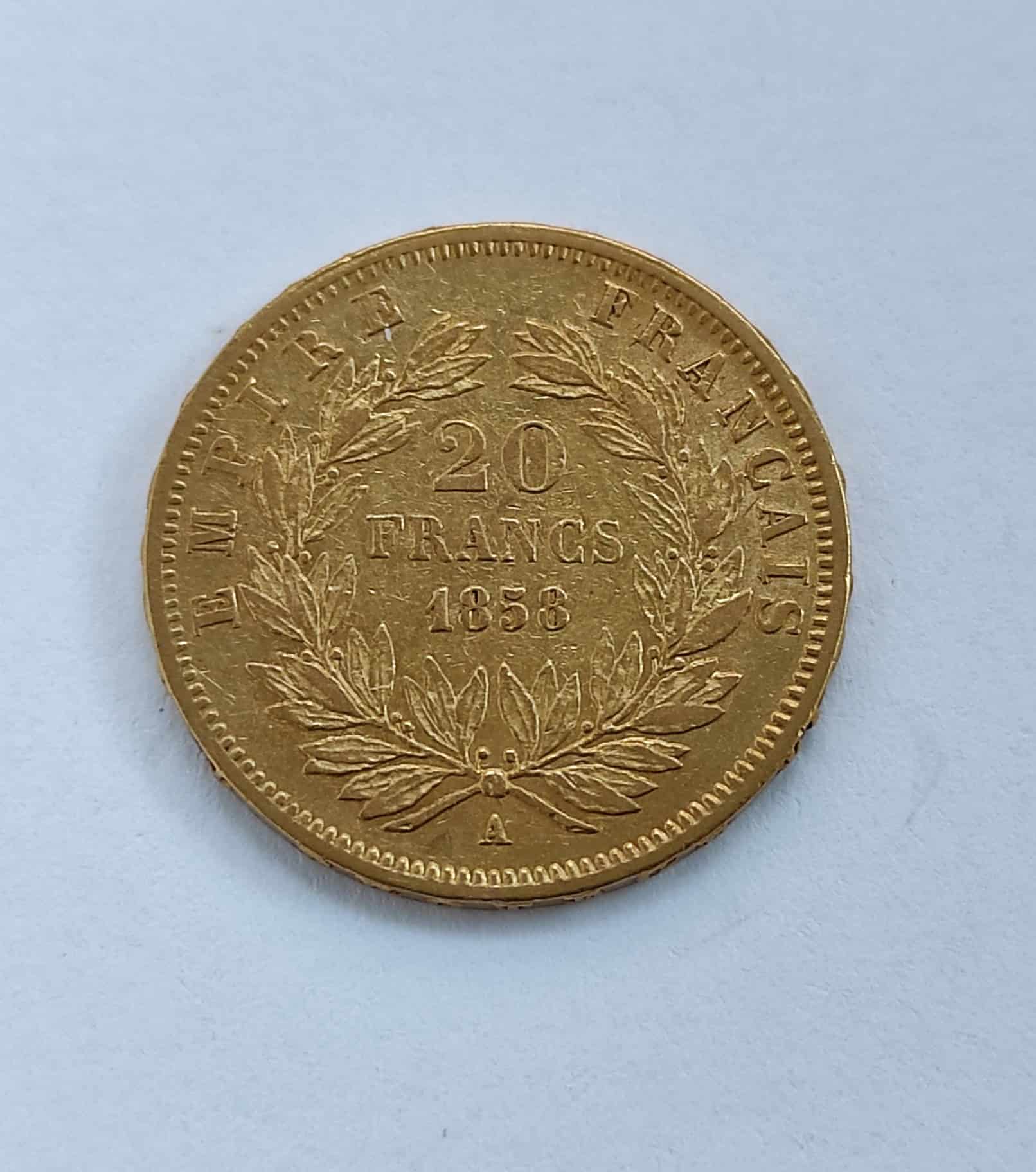 20 Francs  1858 Napoleon III