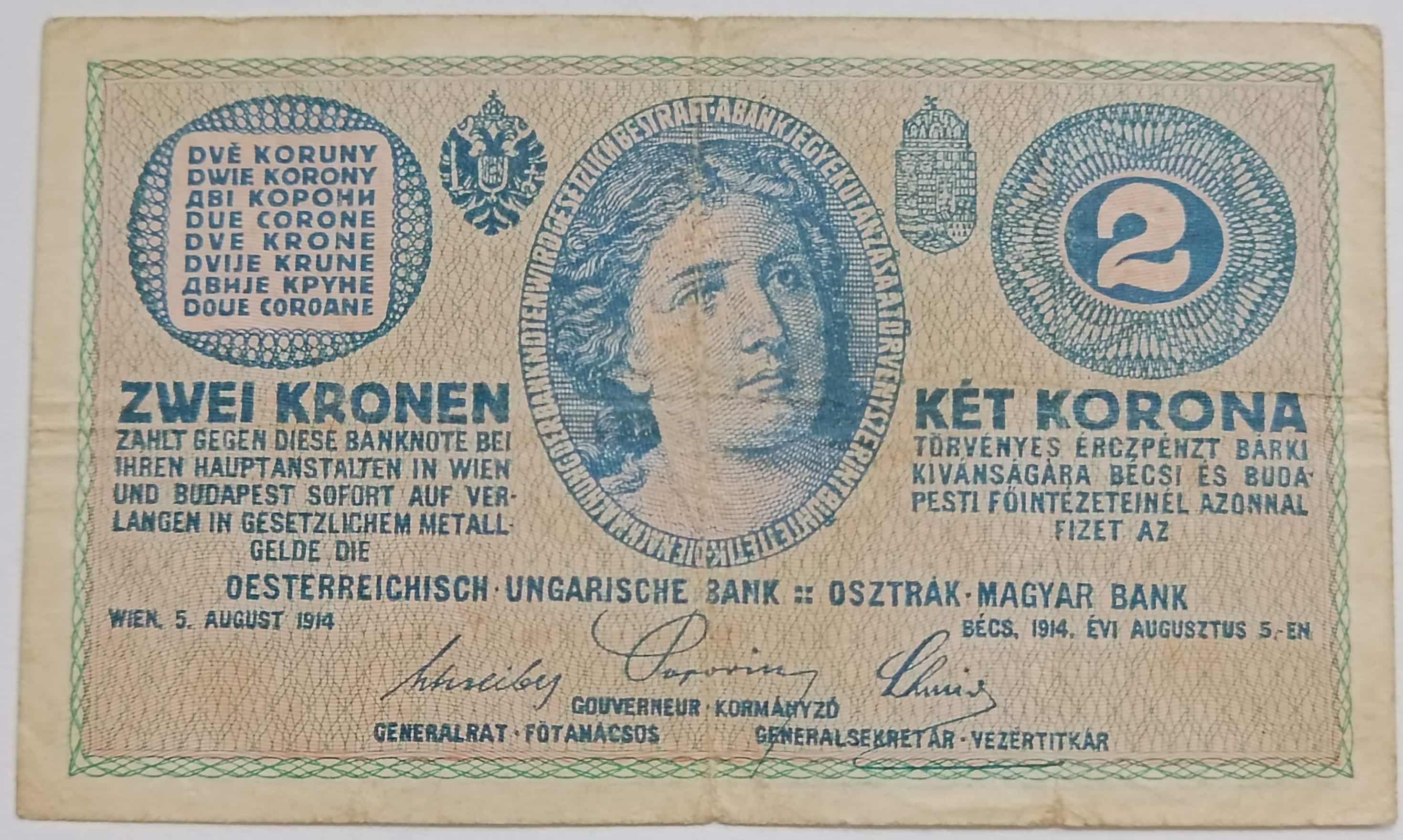 2 Kronen 1914