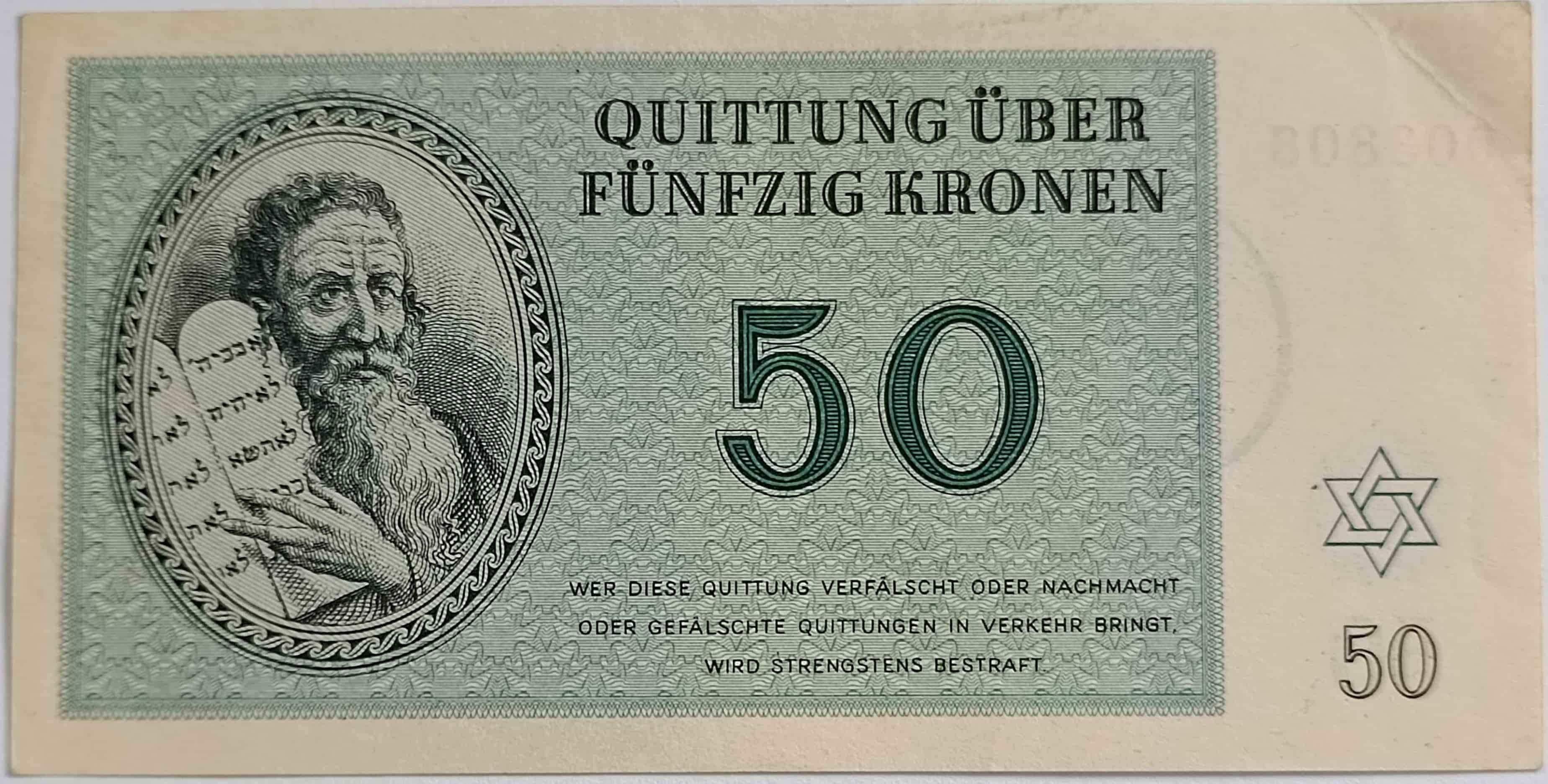 50 Kronen  Terezín