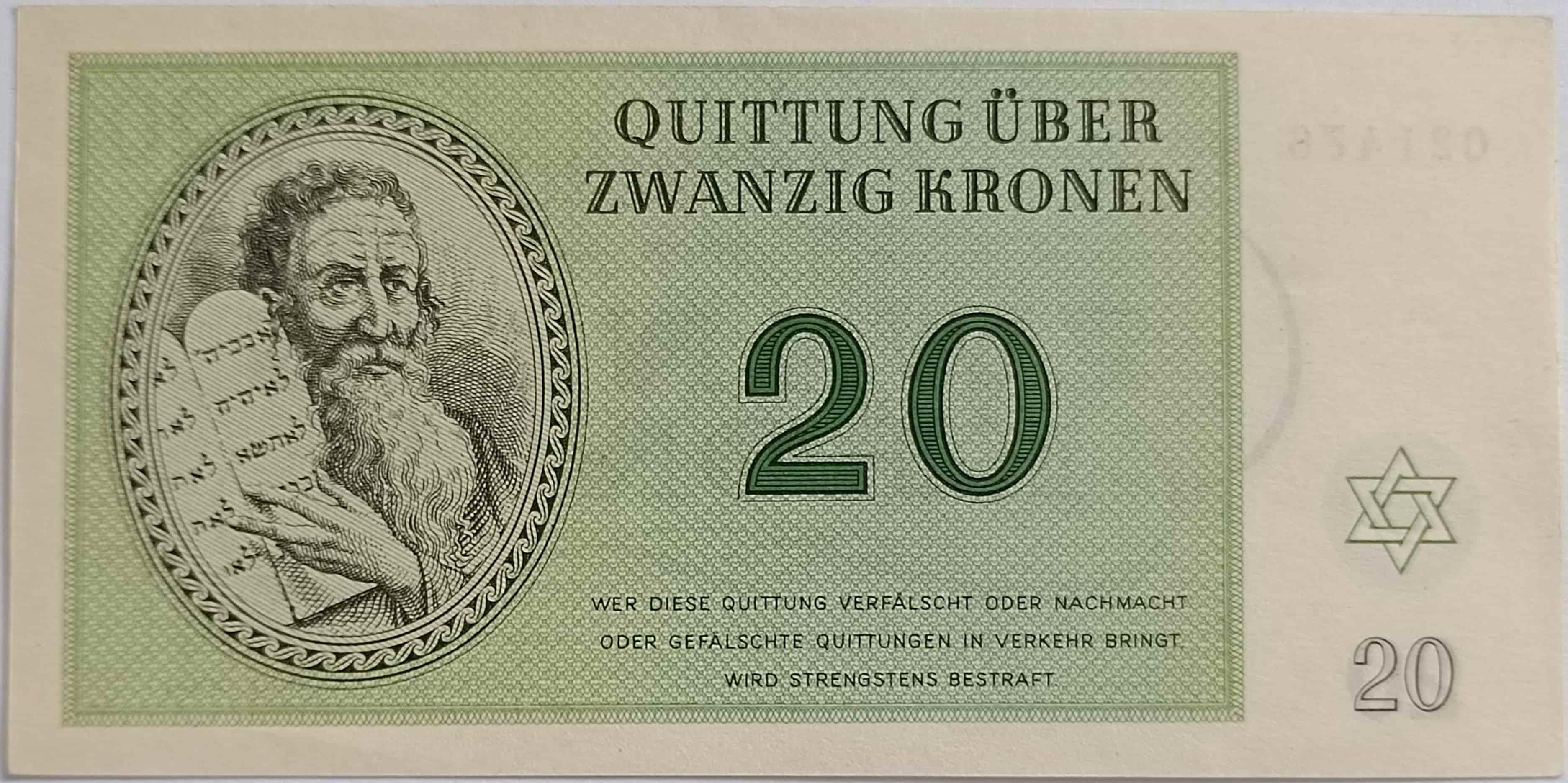 20 Kronen  Terezín