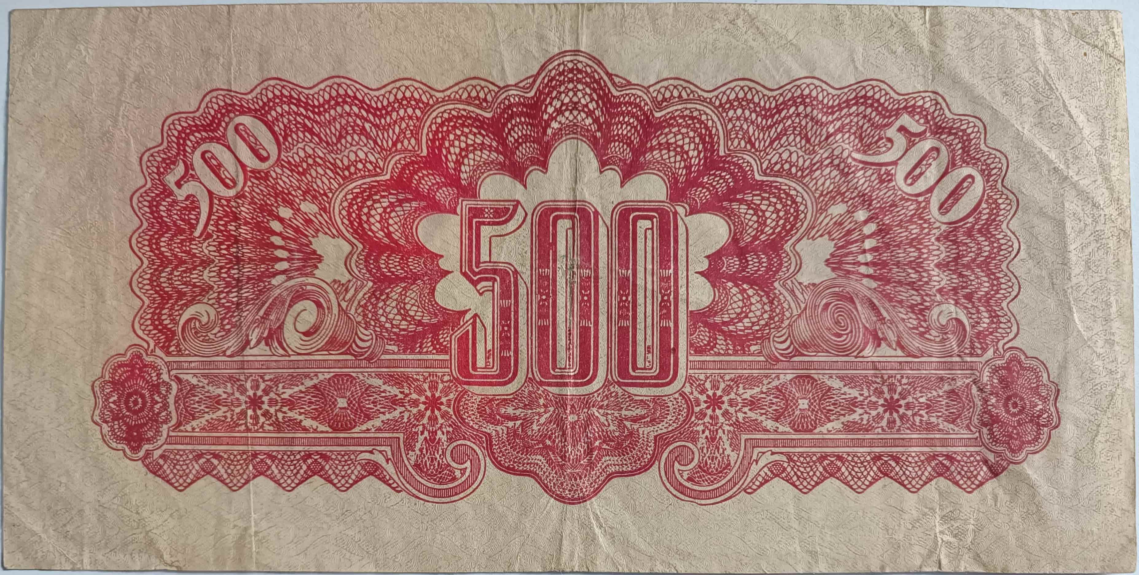500 korún 1944  XA