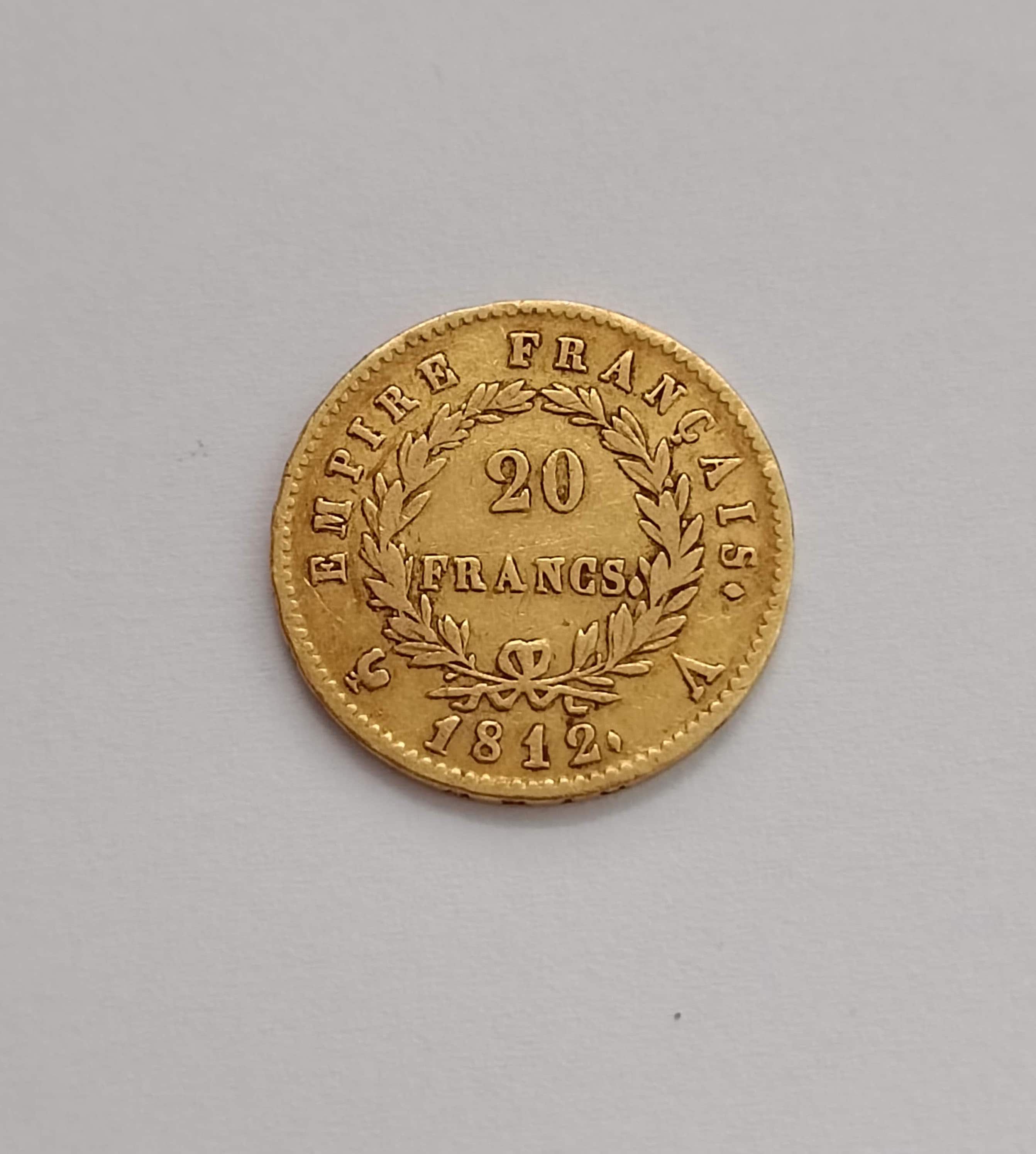 20 francs 1812 Napoleon I.