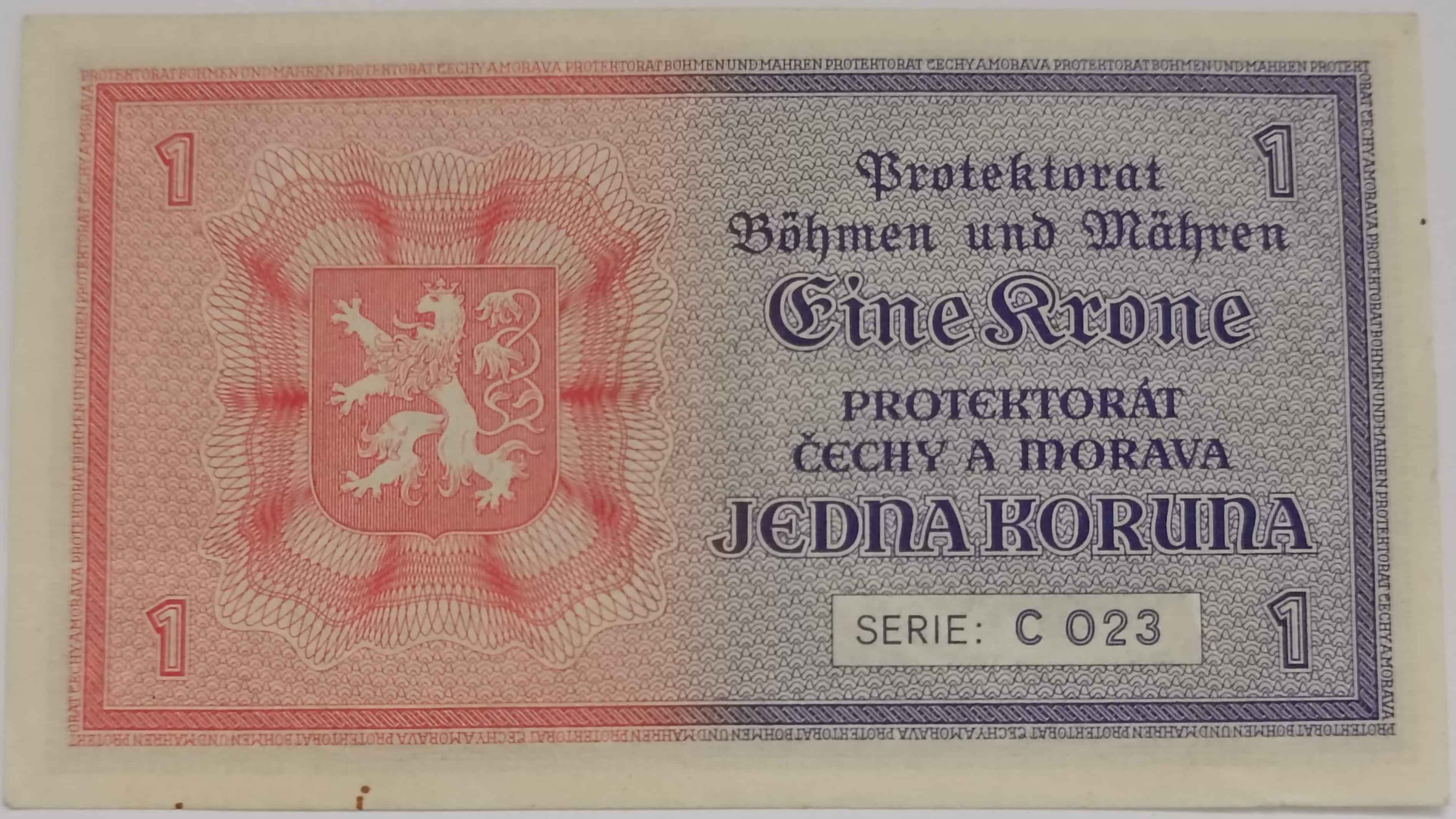 1 koruna 1940 C023