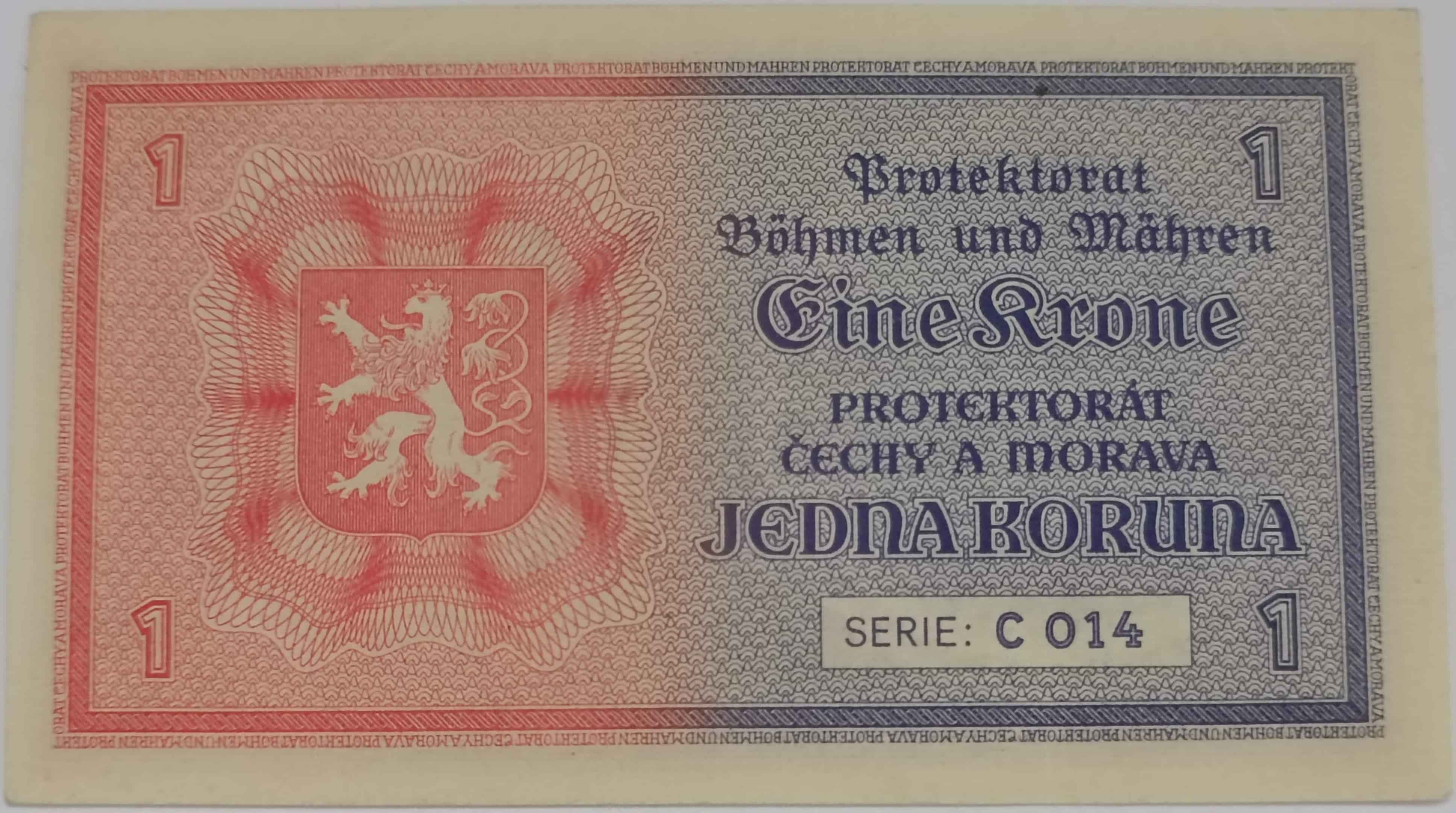 1 koruna 1940 C014