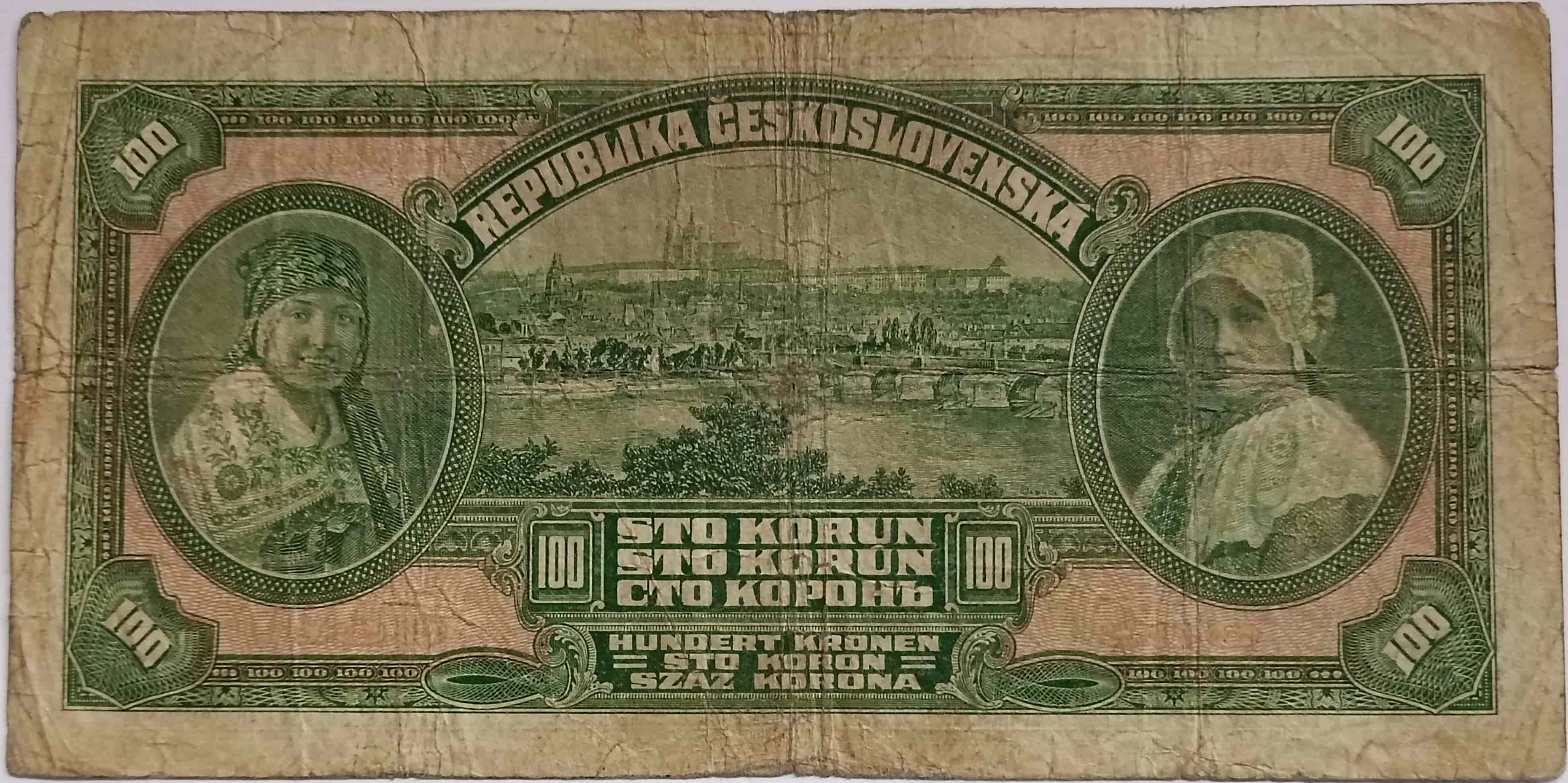 100 Kč 1920 Ao