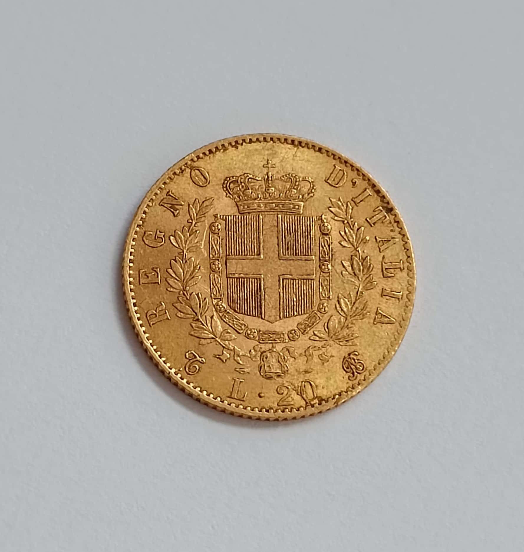 20 lira 1865