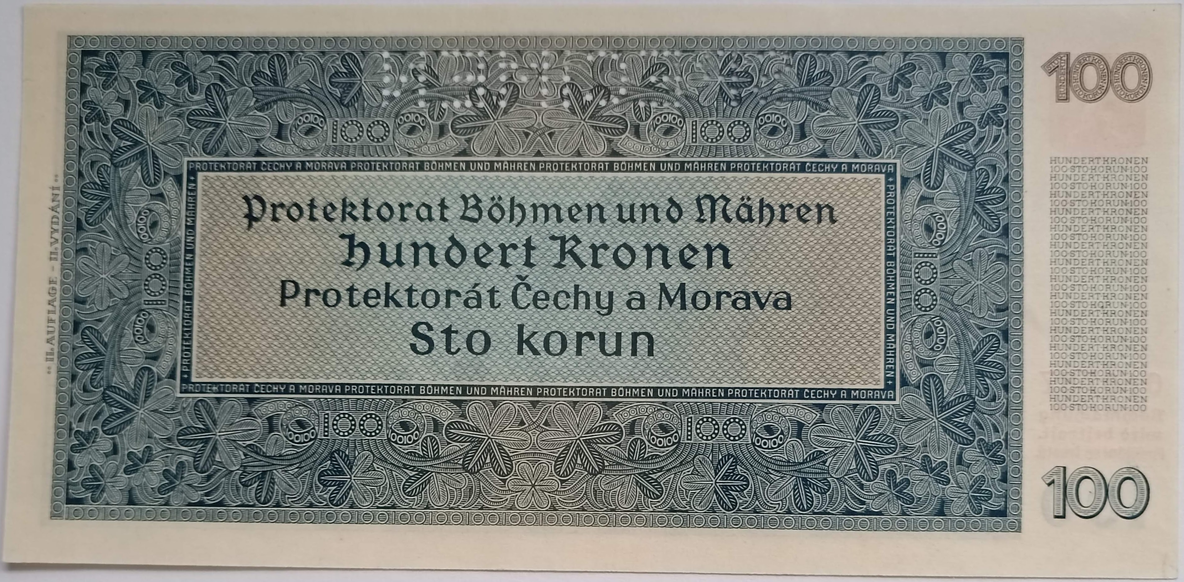 100 korún 1940  17A