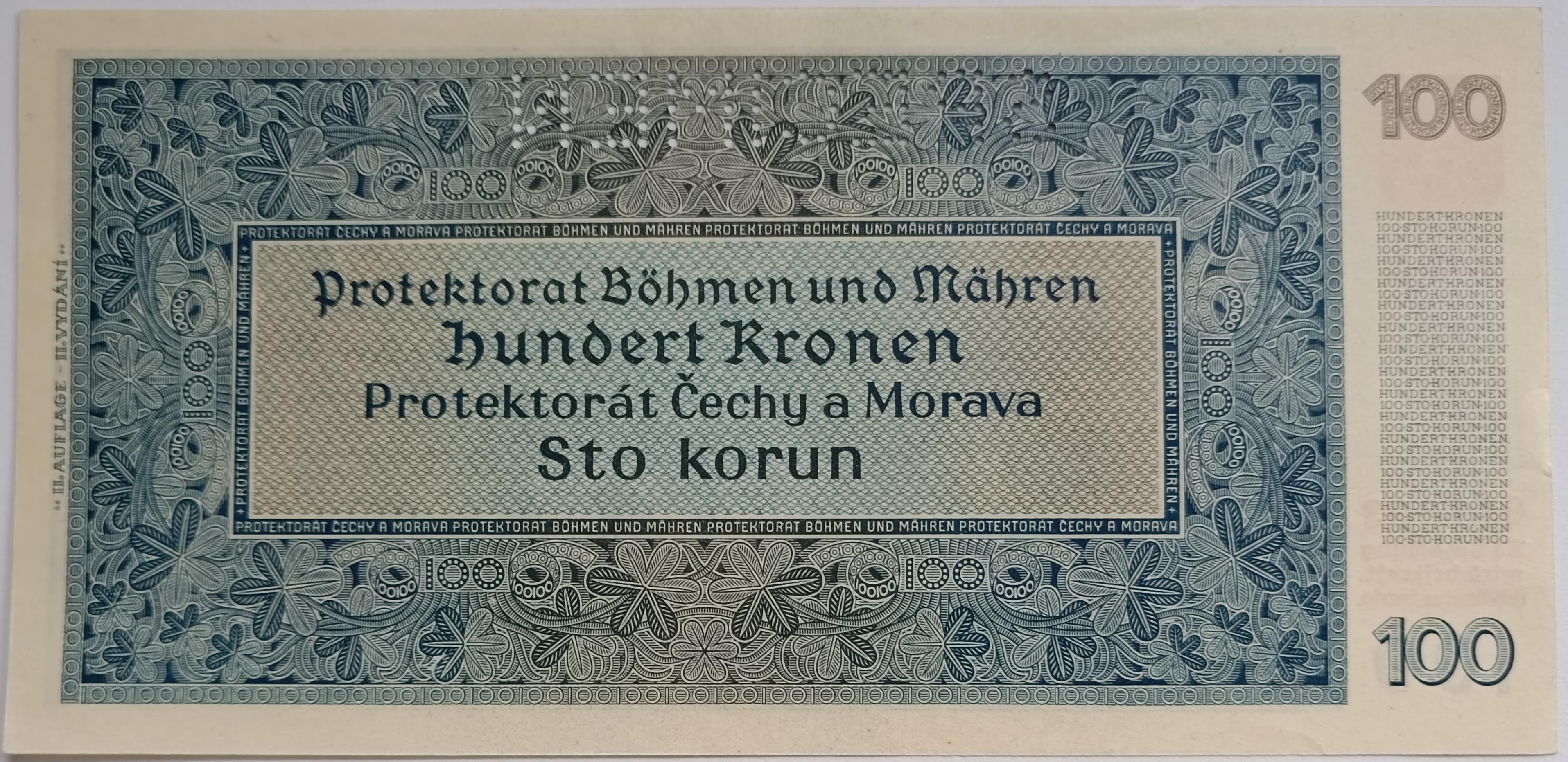 100 korún 1940  09A