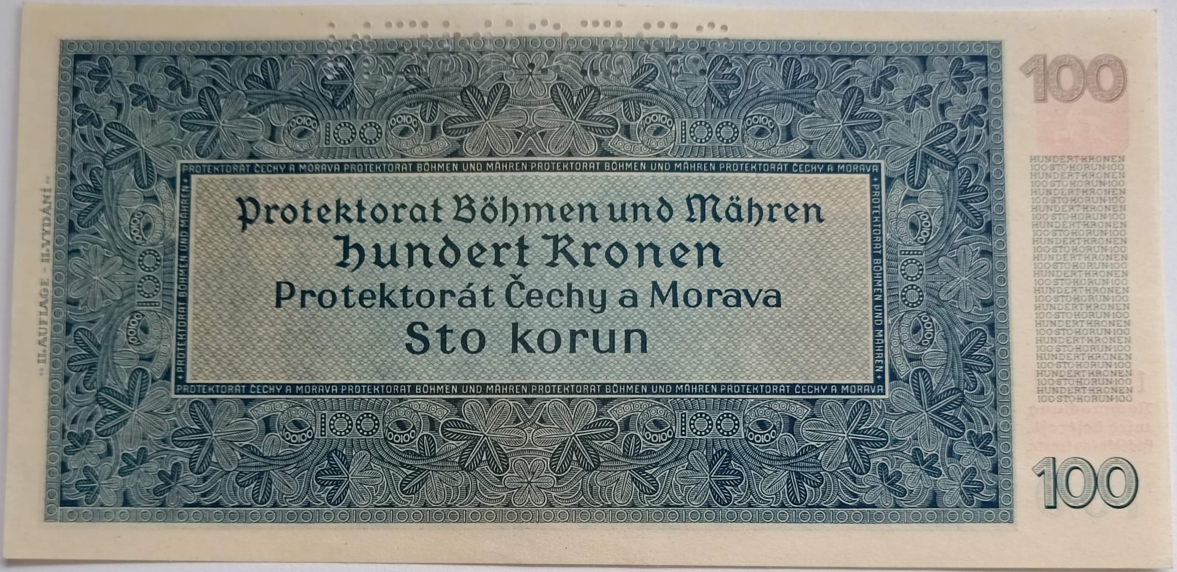 100 korún 1940  20A