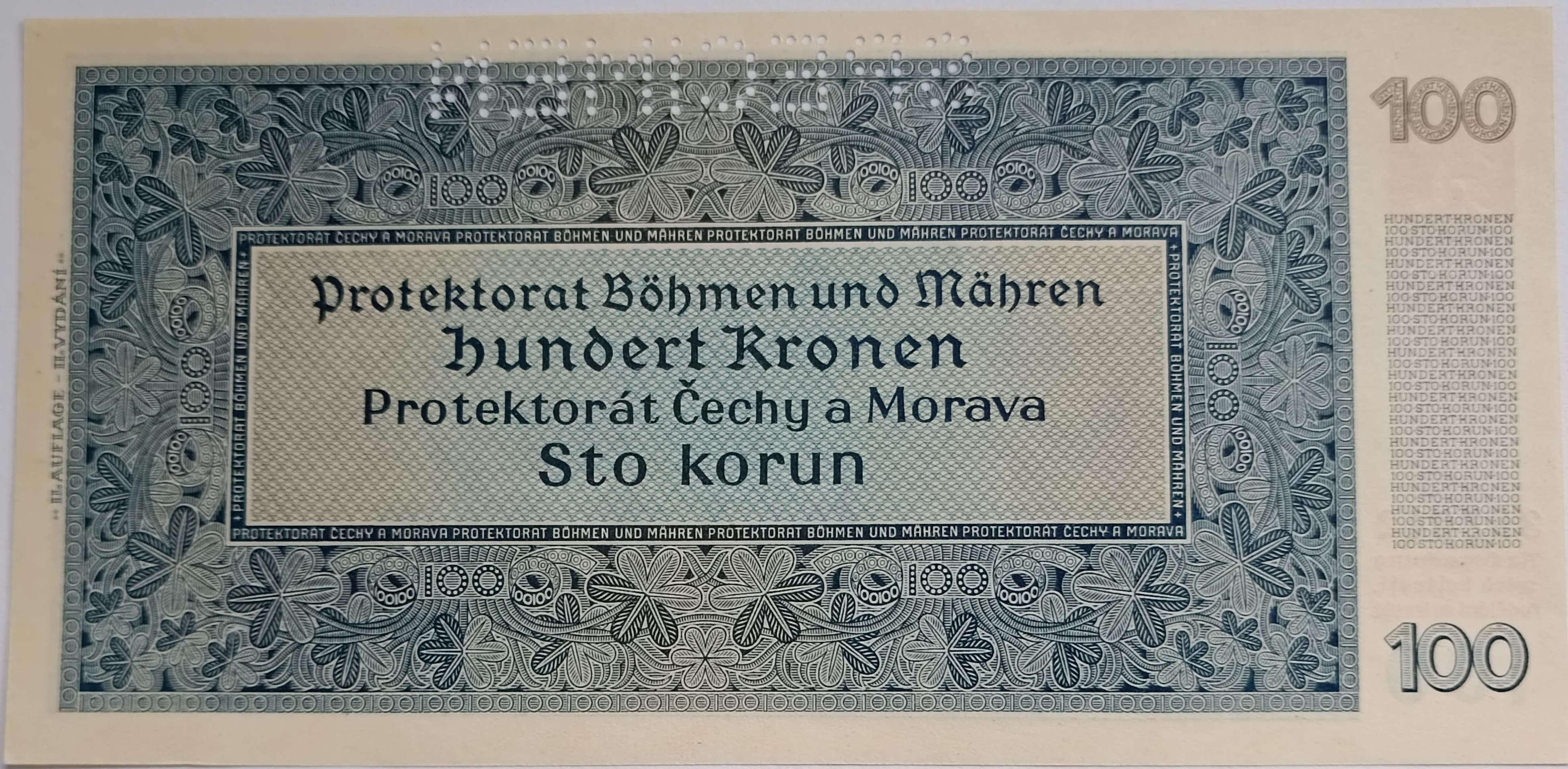 100 korún 1940  03G
