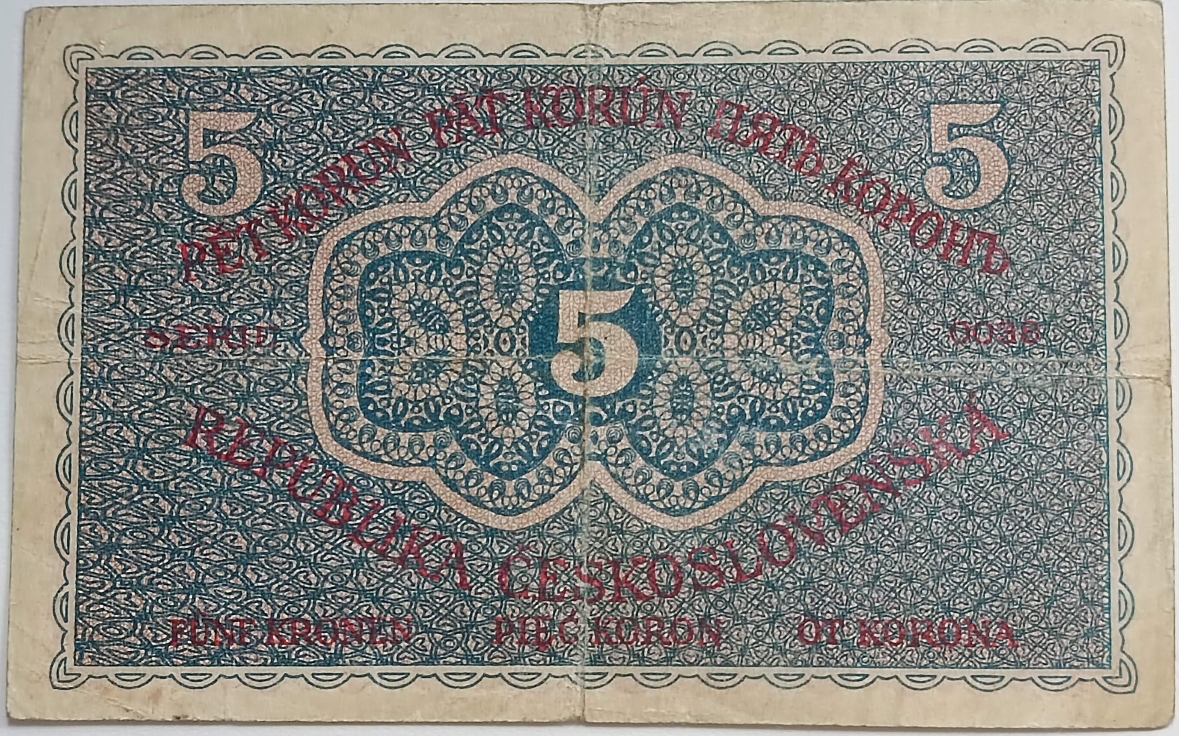 5 Kč 1919 s.00838