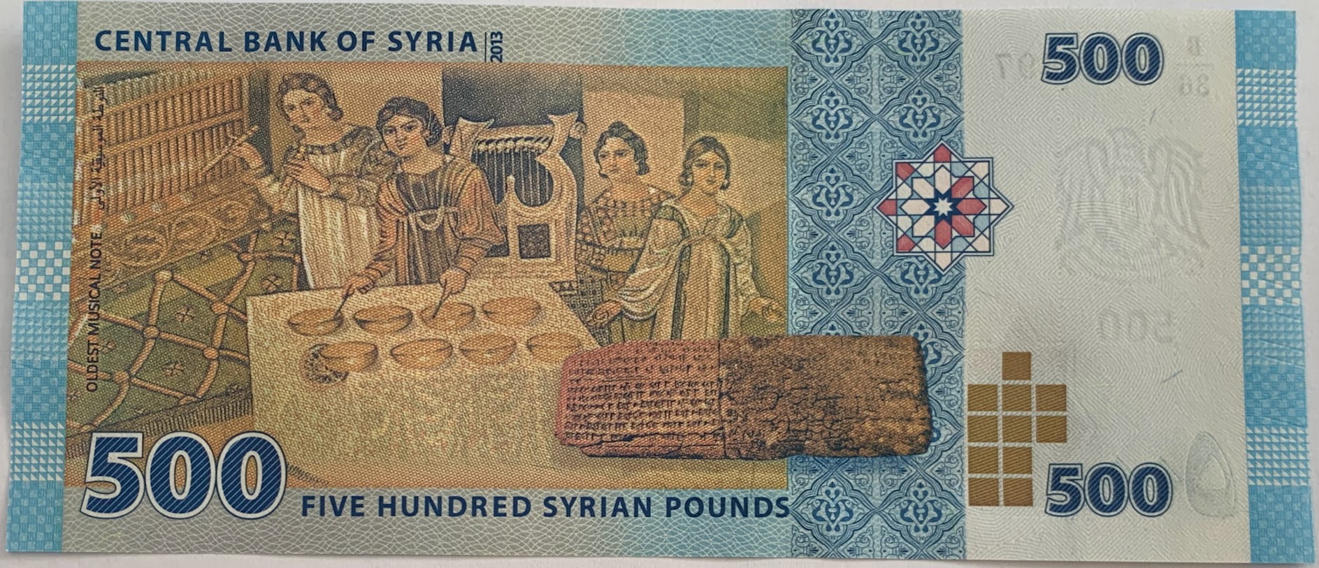 500 SYP 2021 Sýria