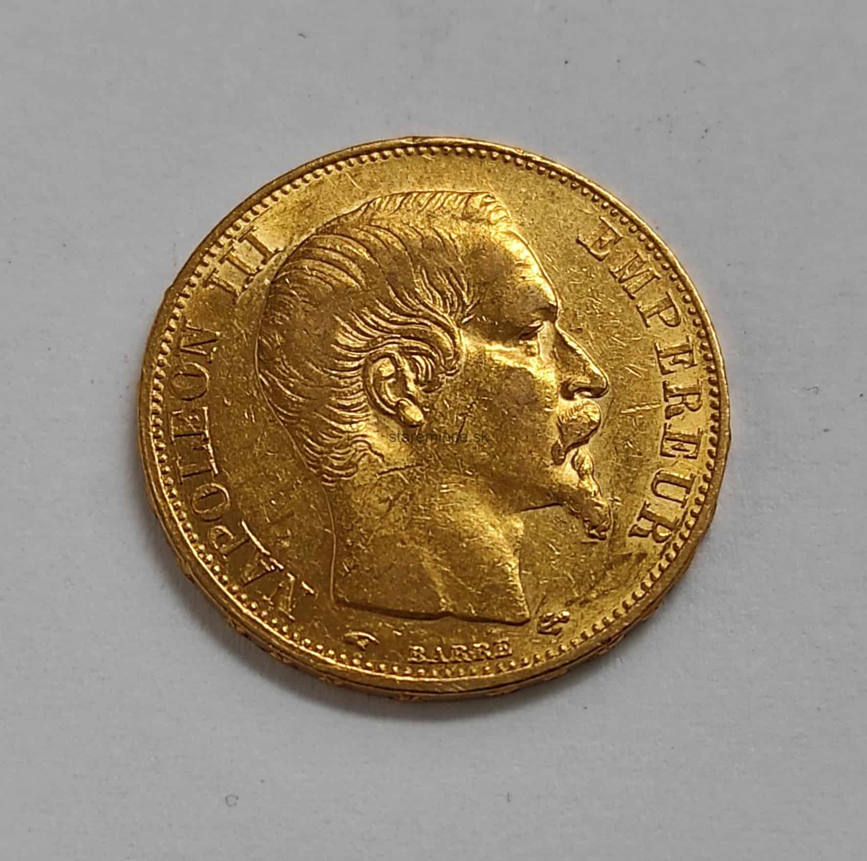 20 Francs  1857 Napoleon III. A