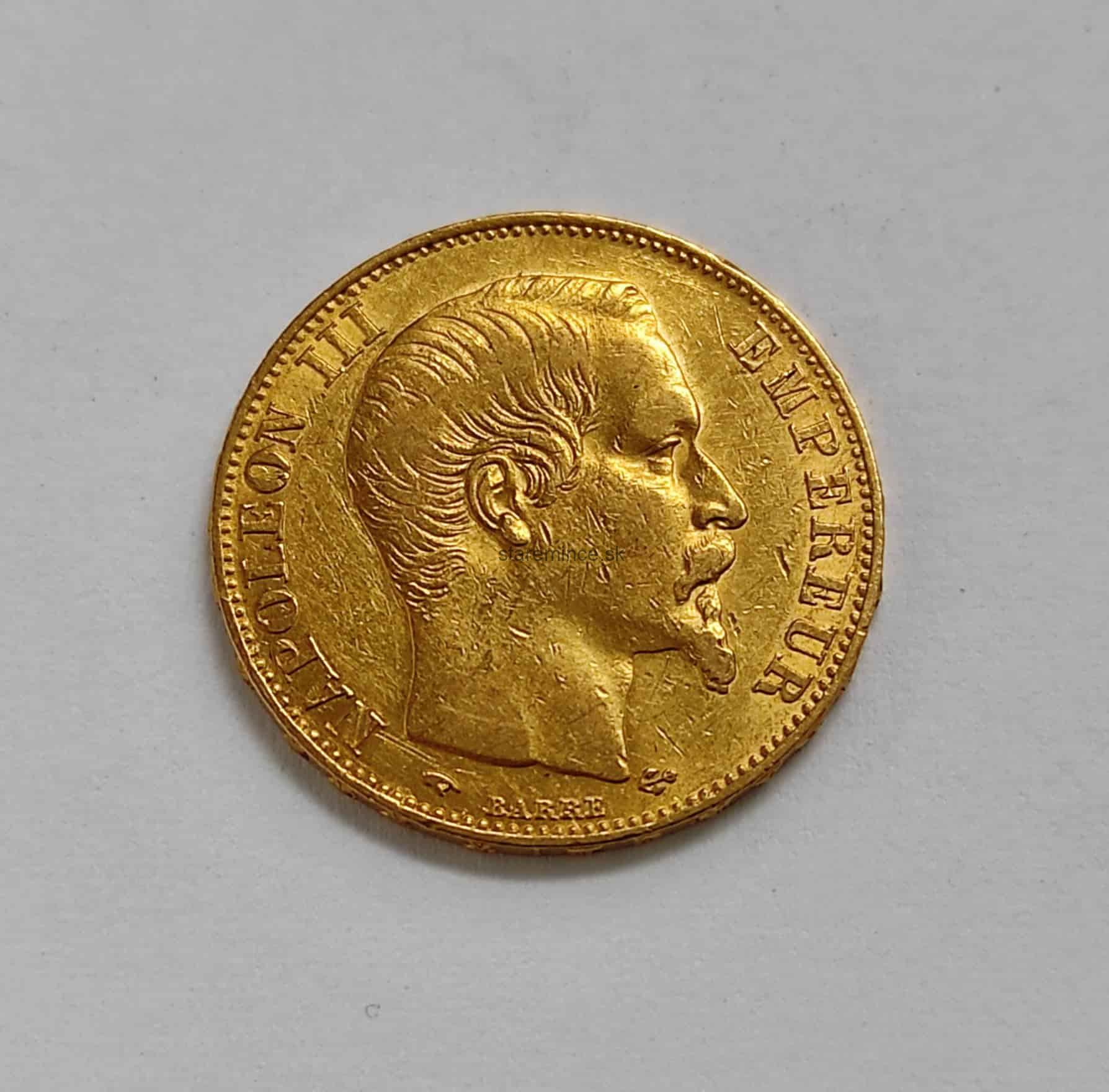 20 Francs  1856 Napoleon III. A