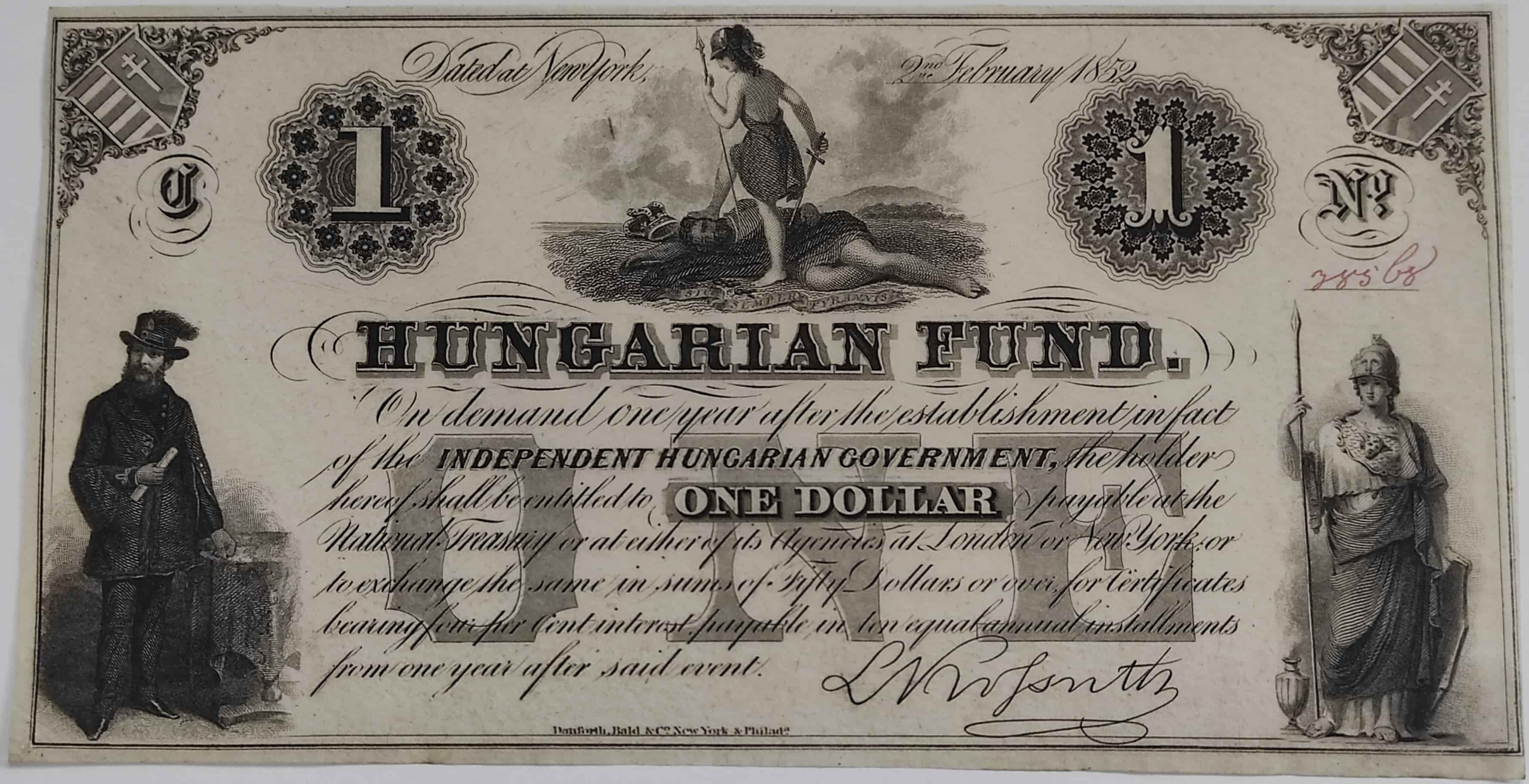 1 Dollar 1852 