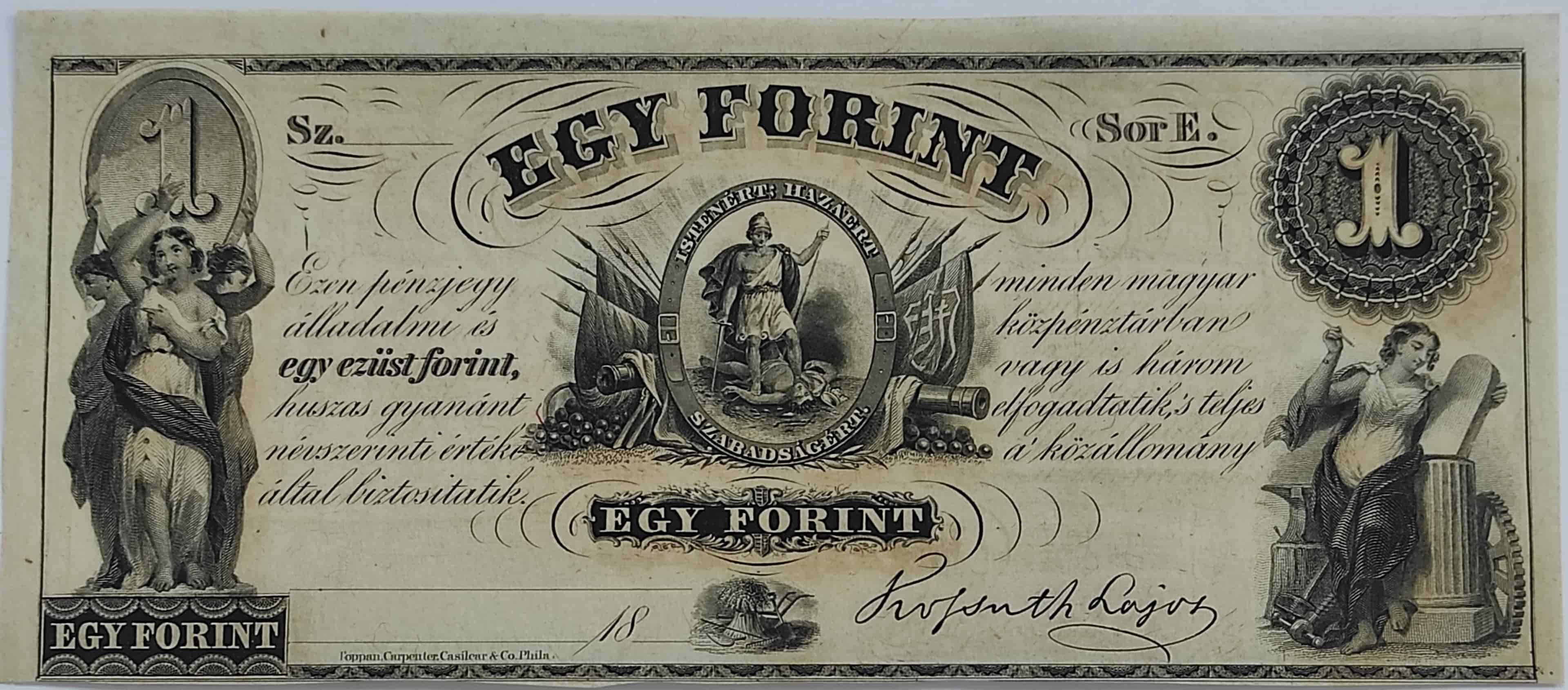 1 forint 1852 E