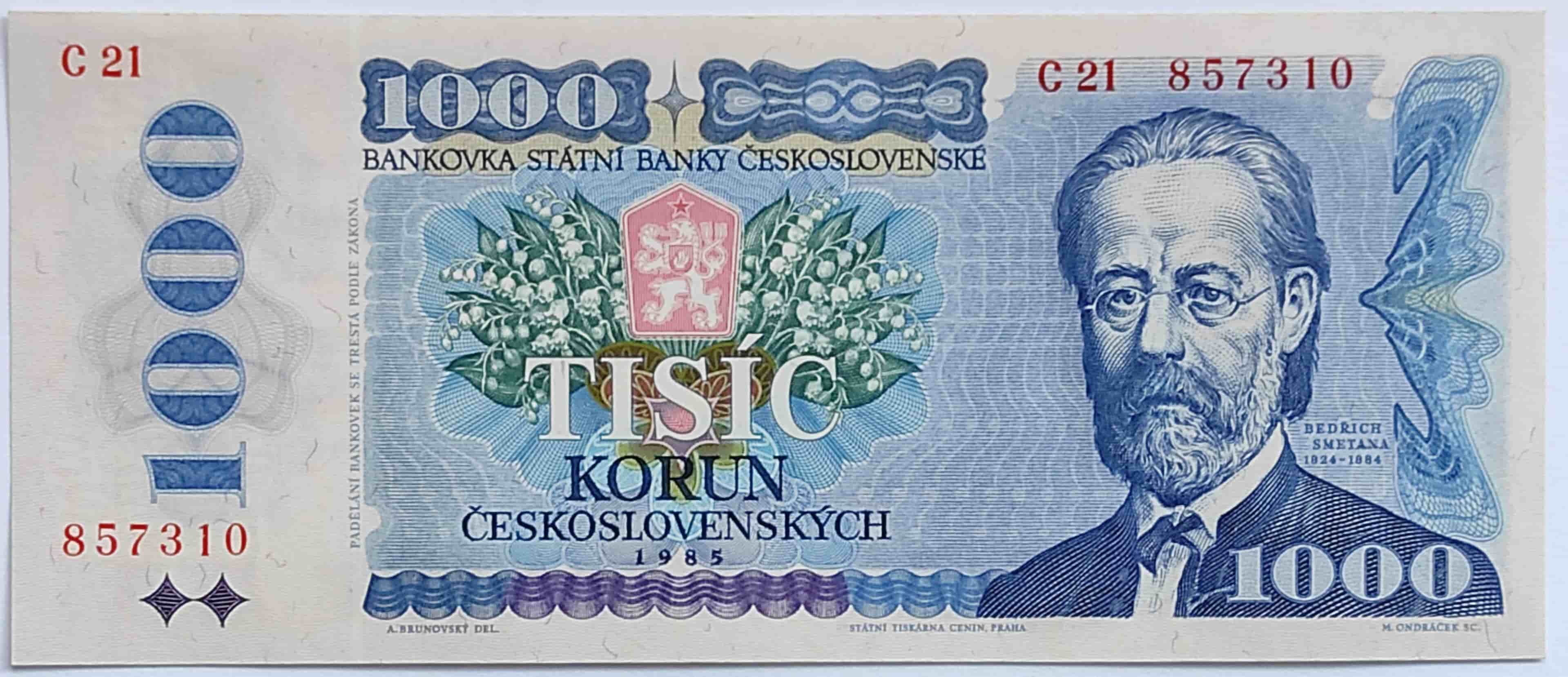 1000 Kčs 1985 C21