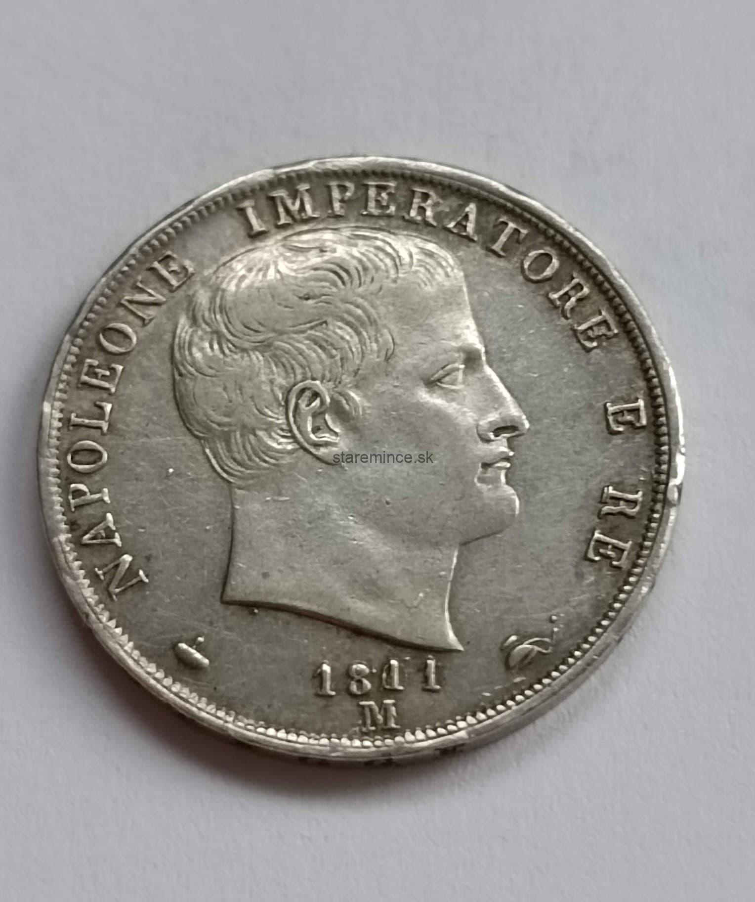 2 lire 1811 M Napoleon I.
