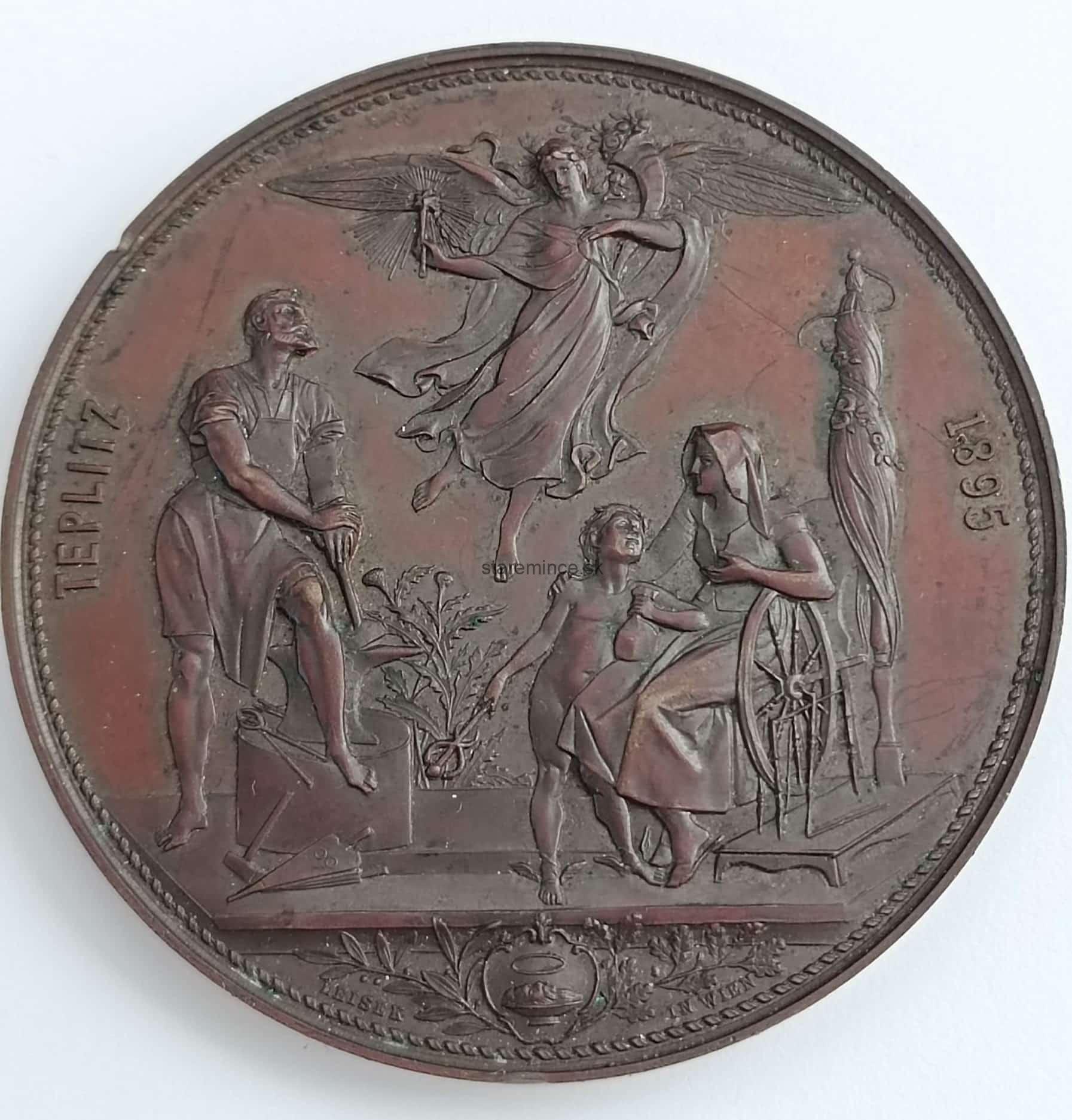 Medaila 1895 Teplice