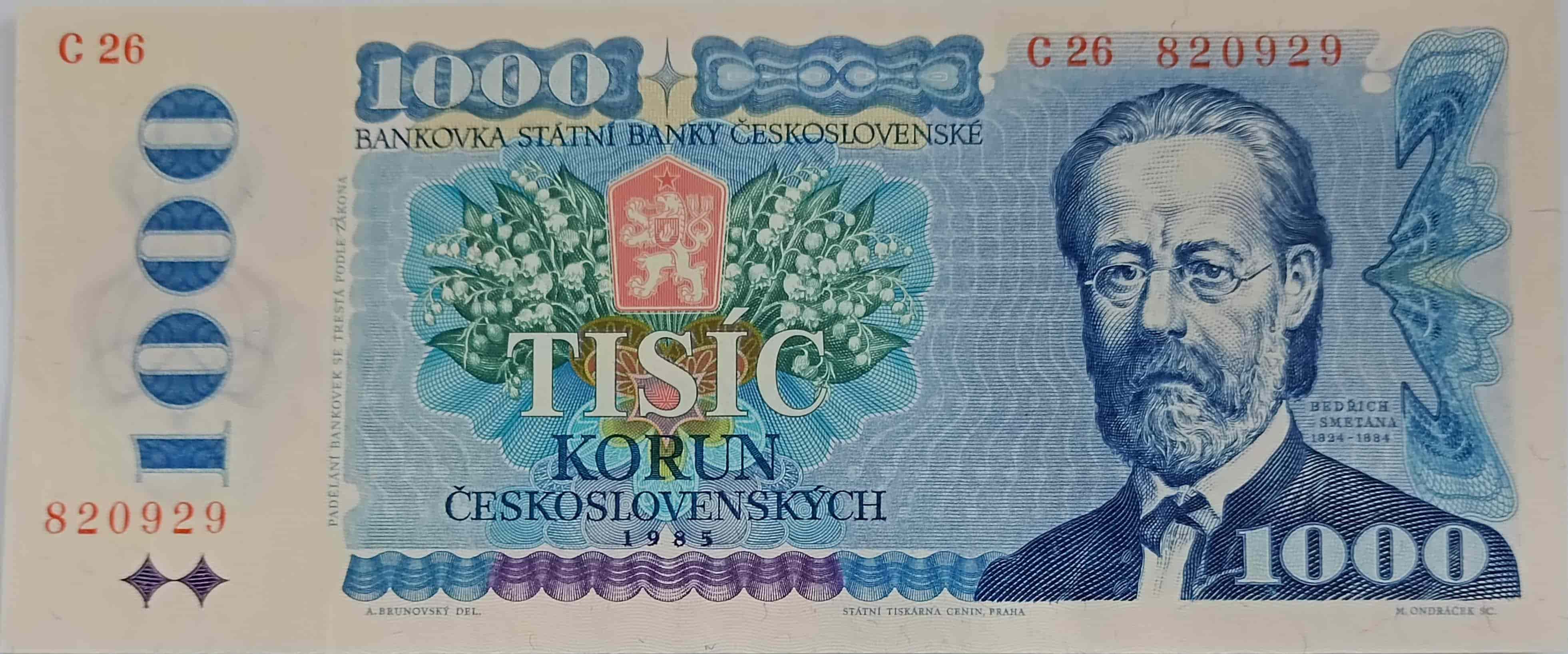 1000 Kčs 1985 C26