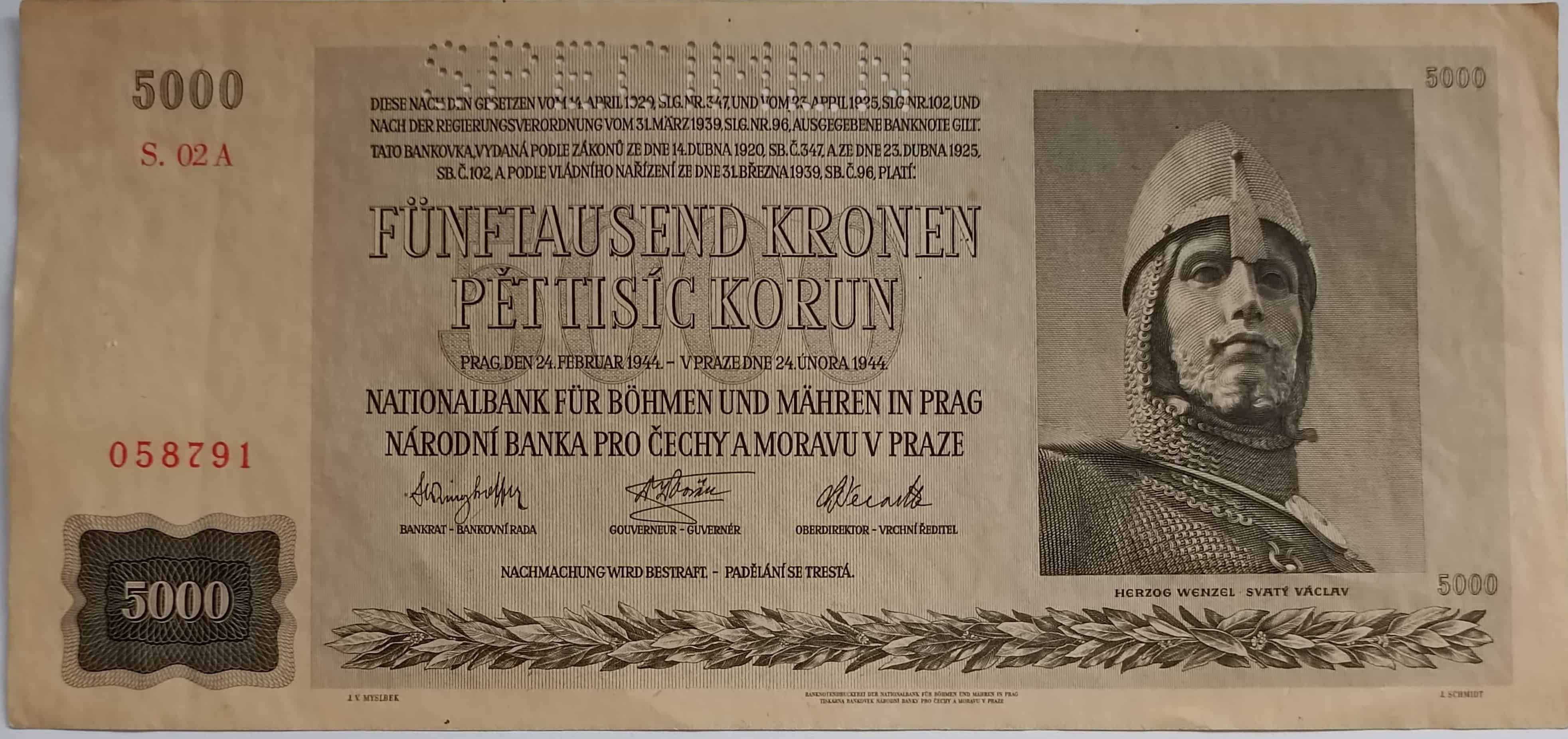 5000 korún 1944 02A