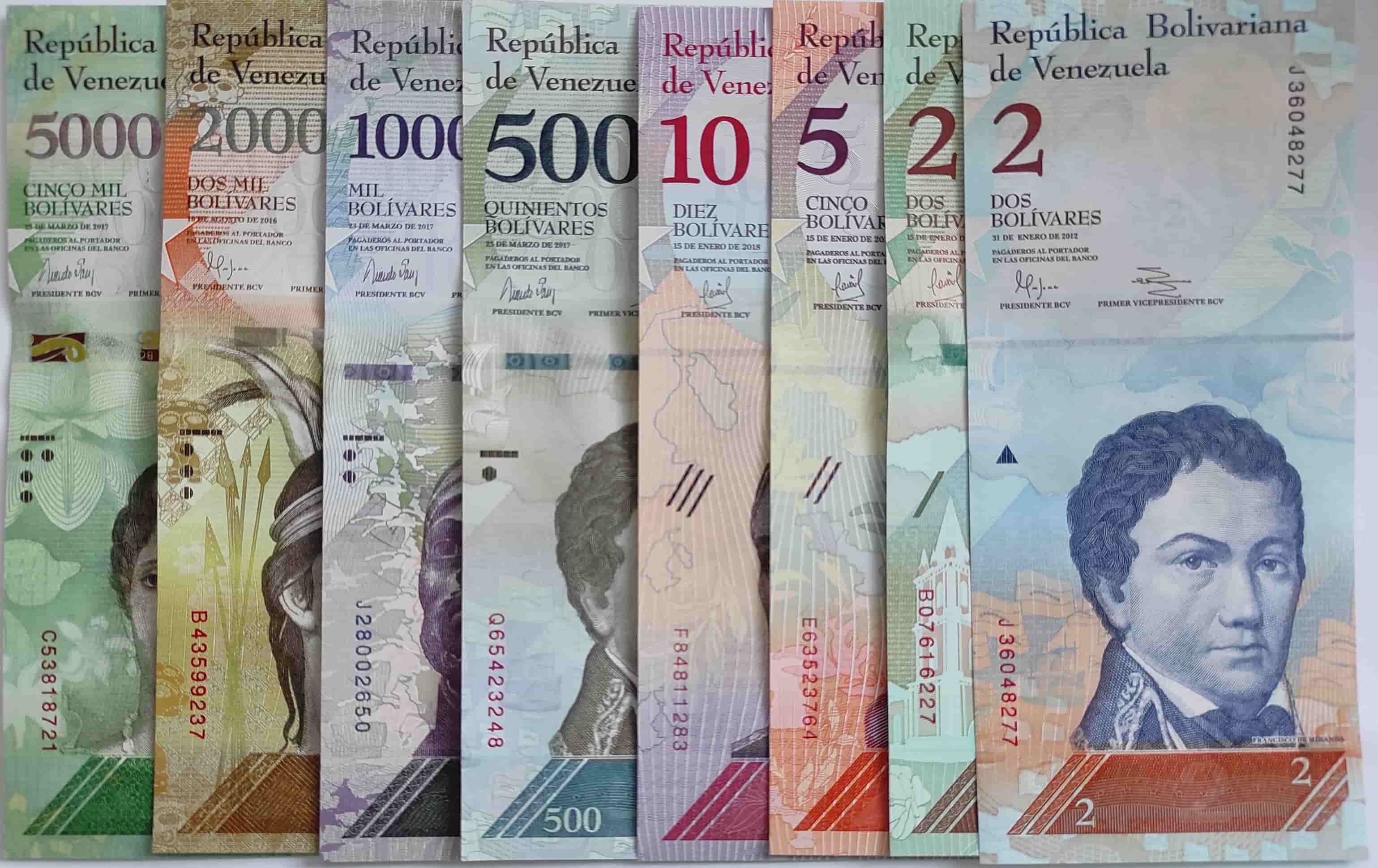 Sada 2-5000 Bolivares Venezuela
