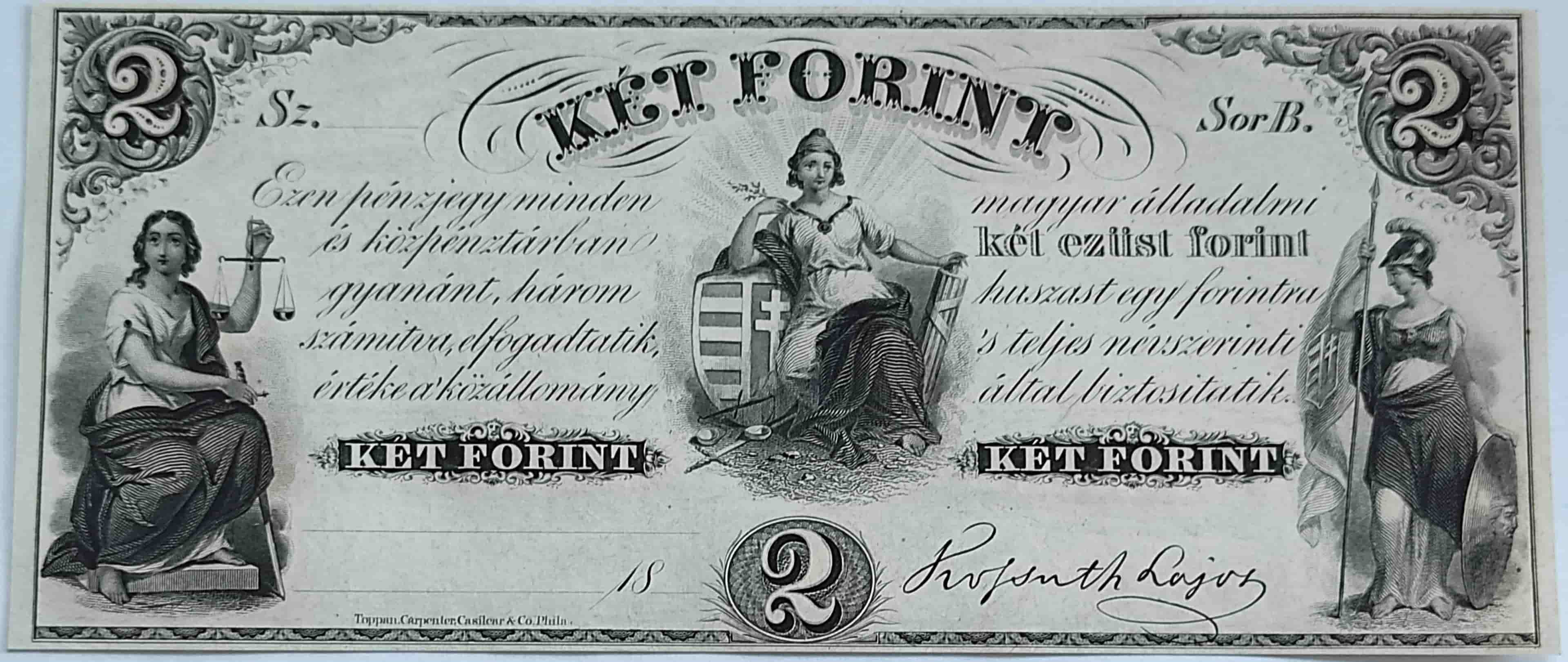 2 forint 1852 B