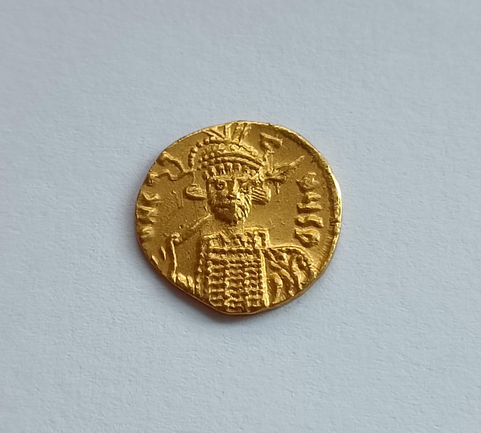 Solidus Constantine IV Pogonatus + Heraclius +Tiberius
