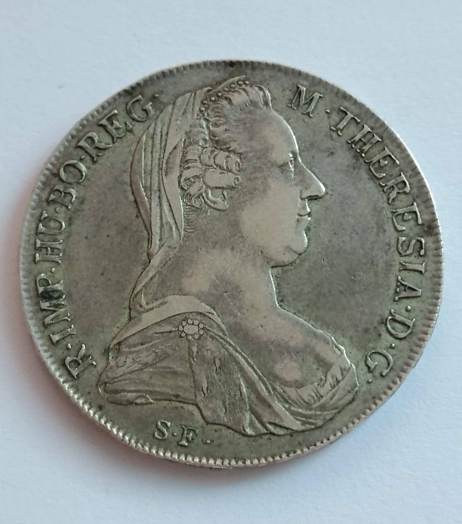 Toliar Mária Terézia 1780  neskoršia razba