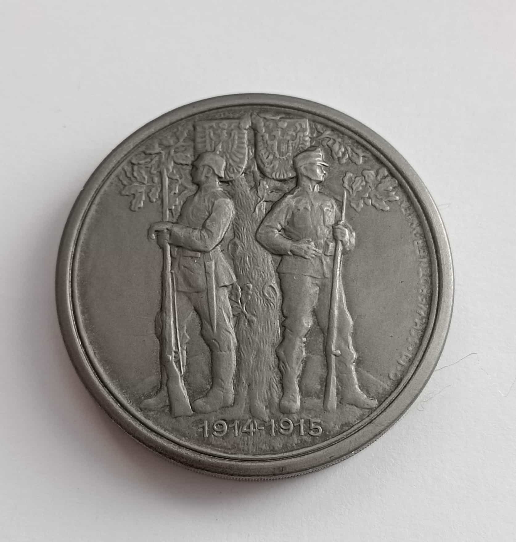 Cínová medaila 1914/15