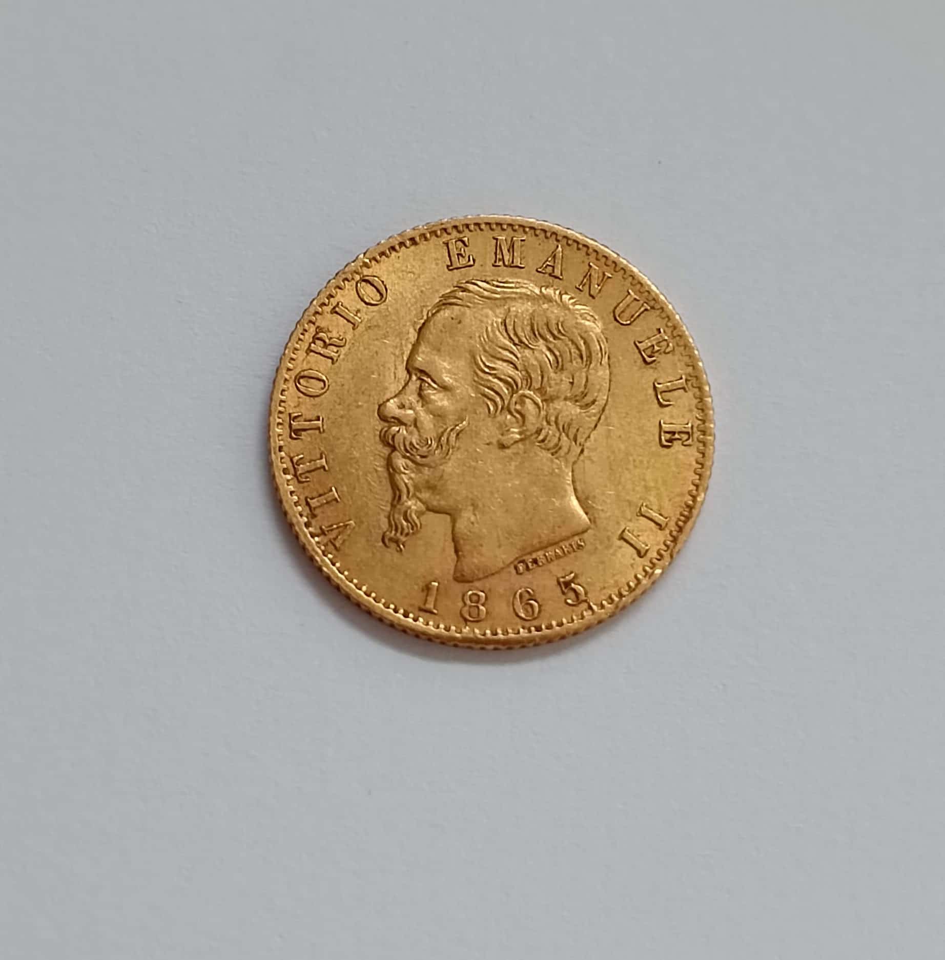 20 lira 1865