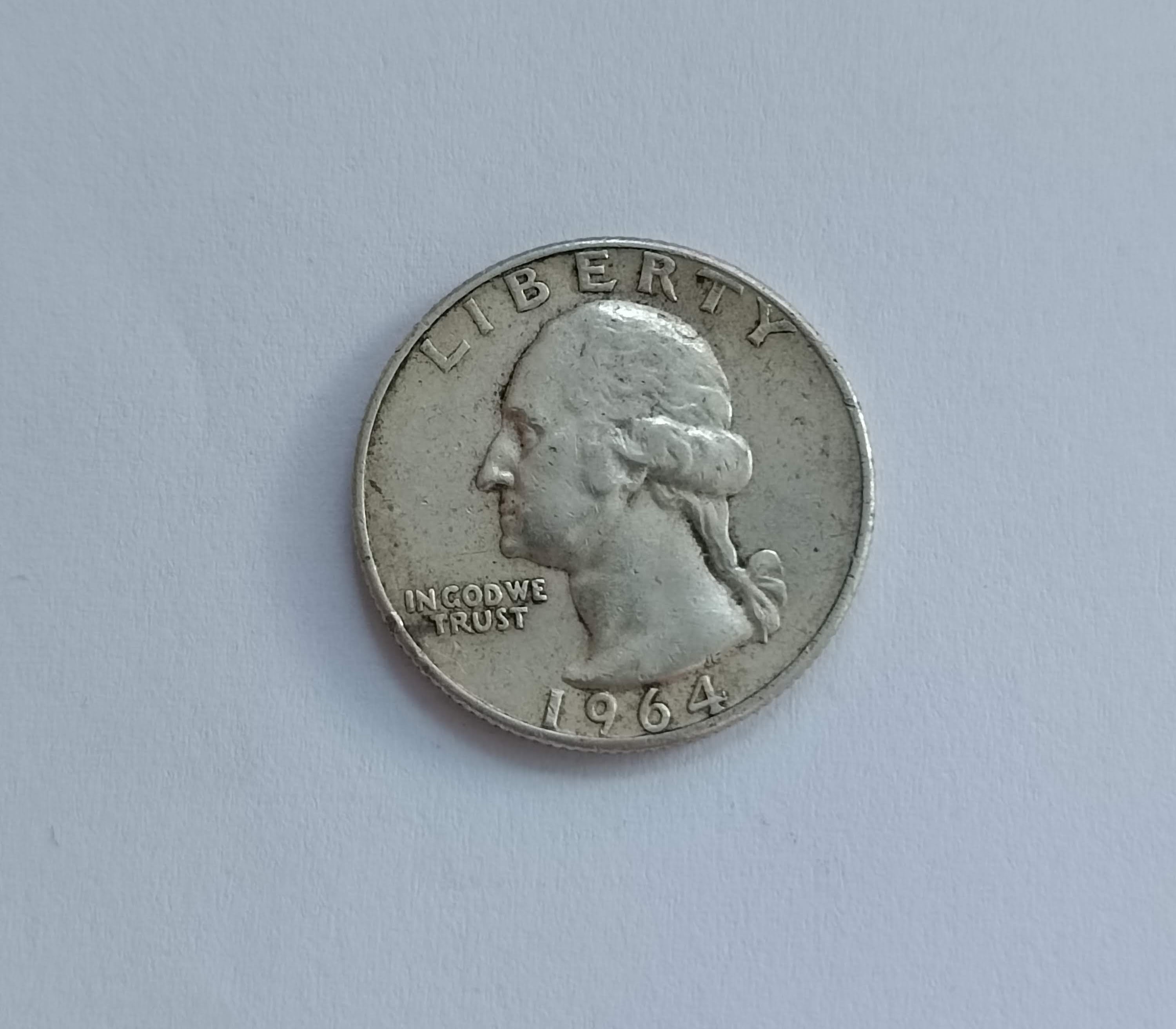 1/4 dollar 1964