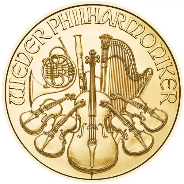 Philharmoniker 1/4 oz  2024  Gold 